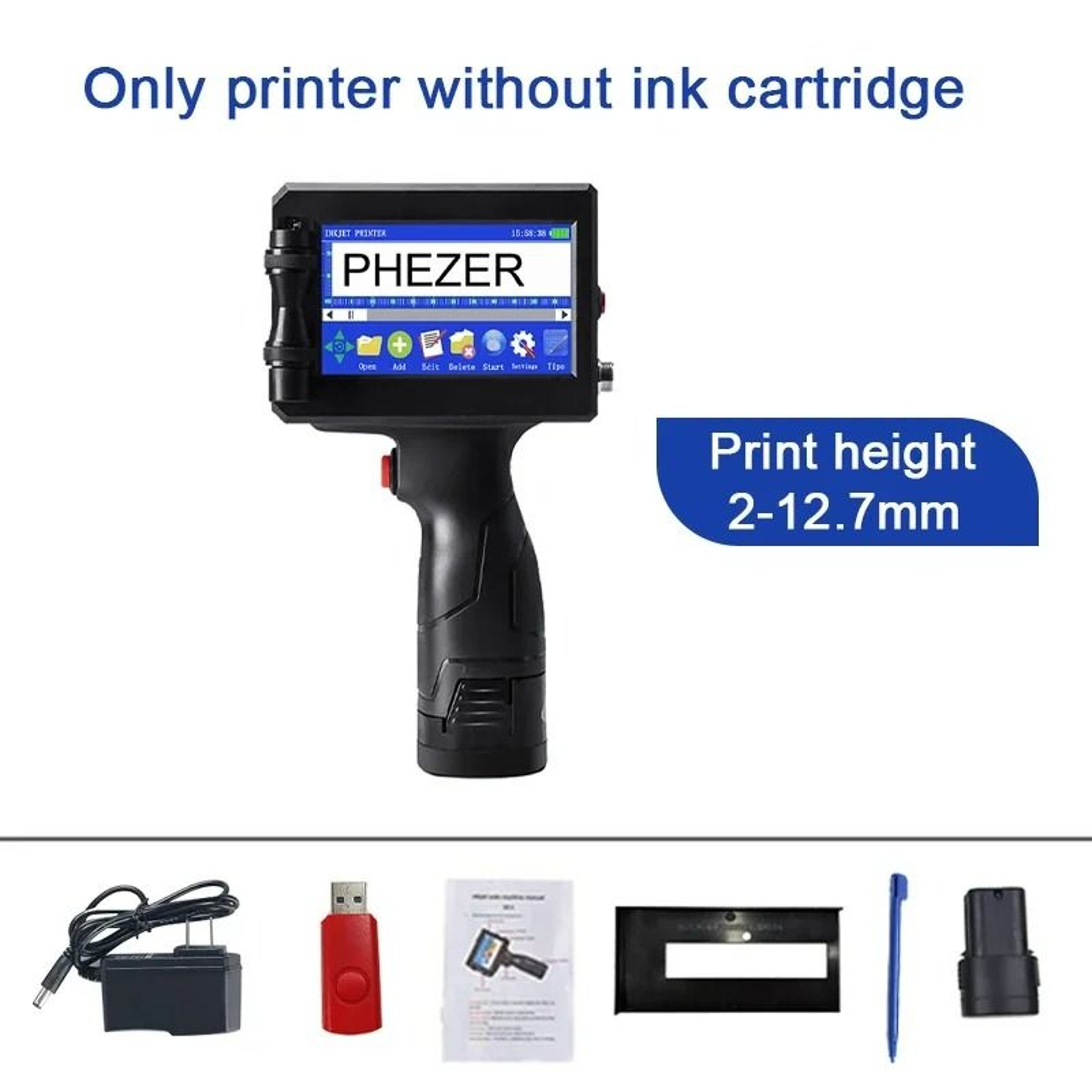 MultiLanguage Handheld Industrial Inkjet Coder 6