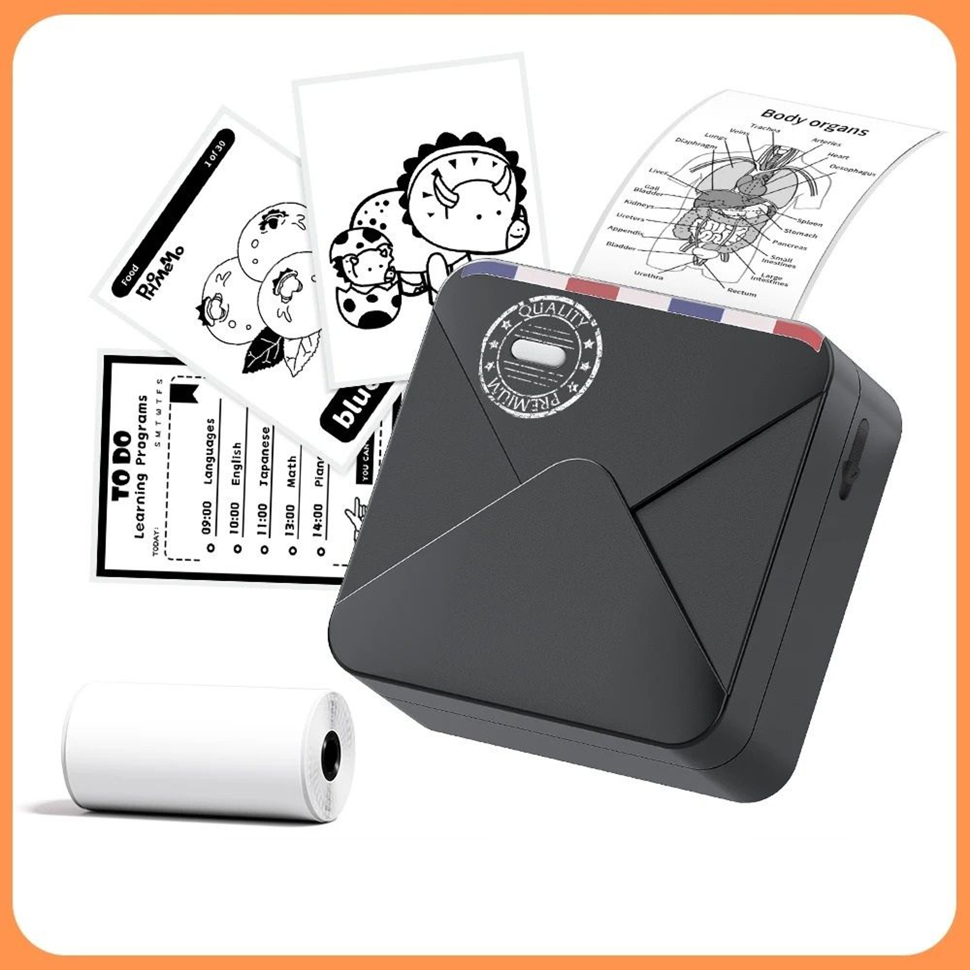 HighResolution Pocket Photo  Wireless Thermal Printer 9