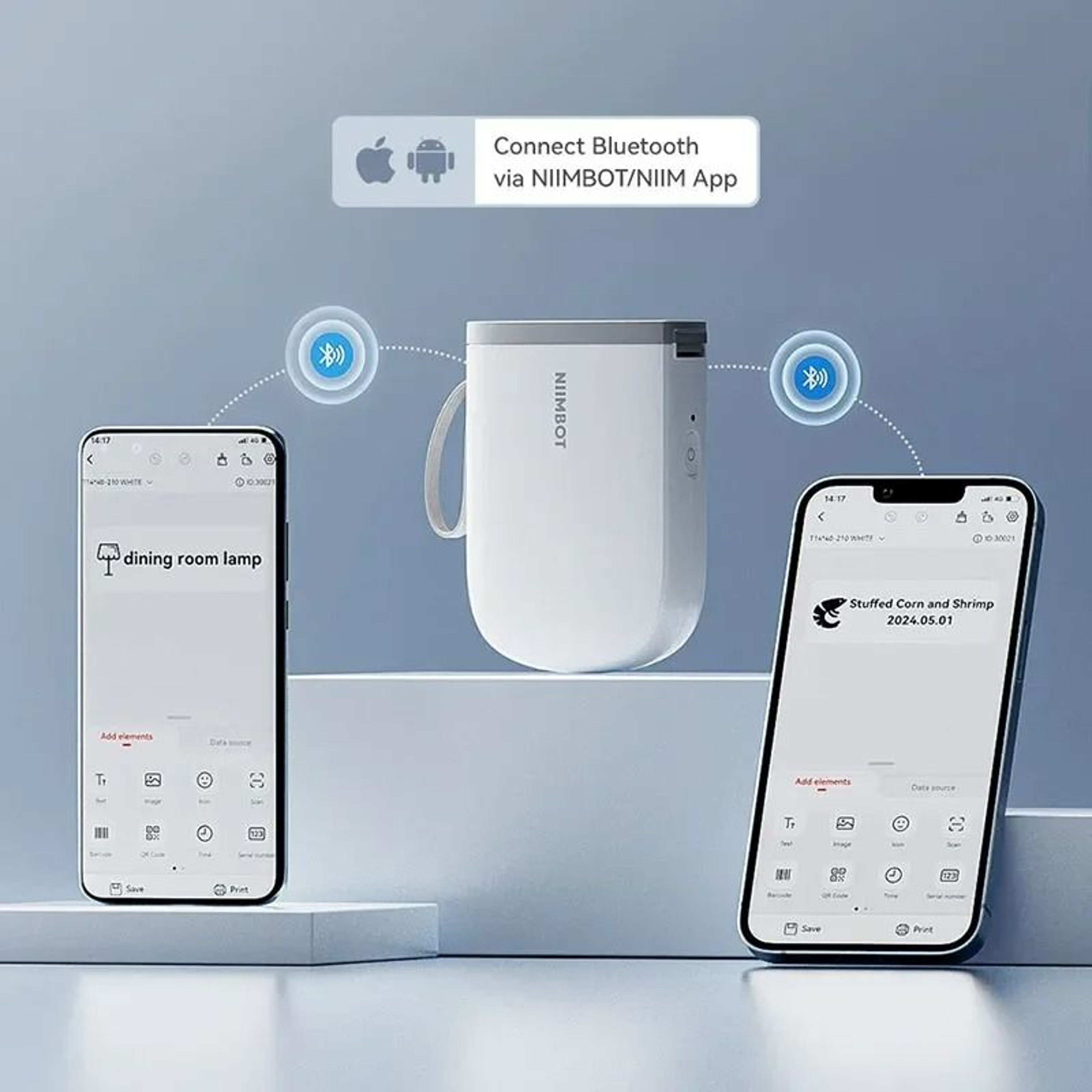 300 DPI HighResolution Pocket Wireless Thermal Label Make 1