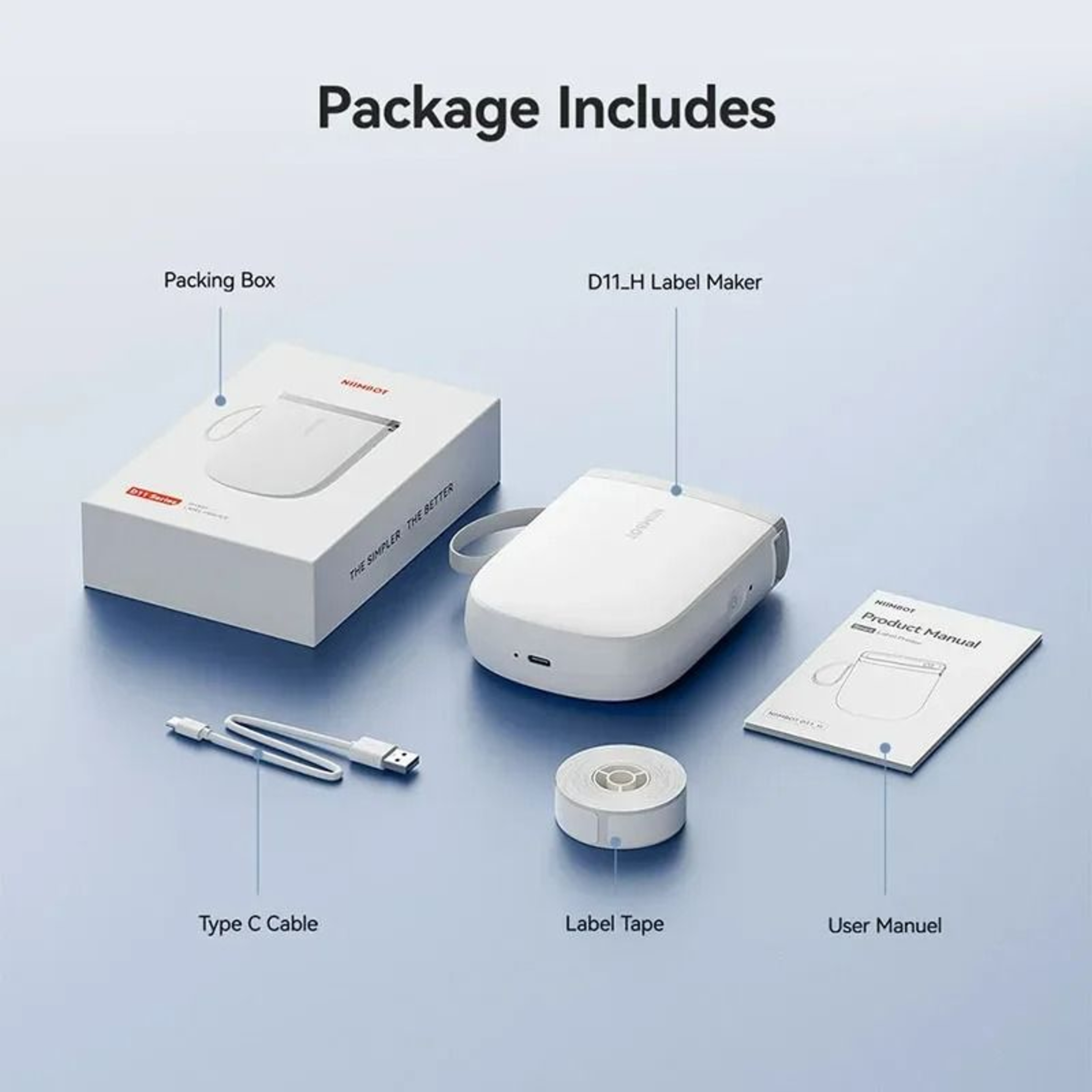 300 DPI HighResolution Pocket Wireless Thermal Label Make 0