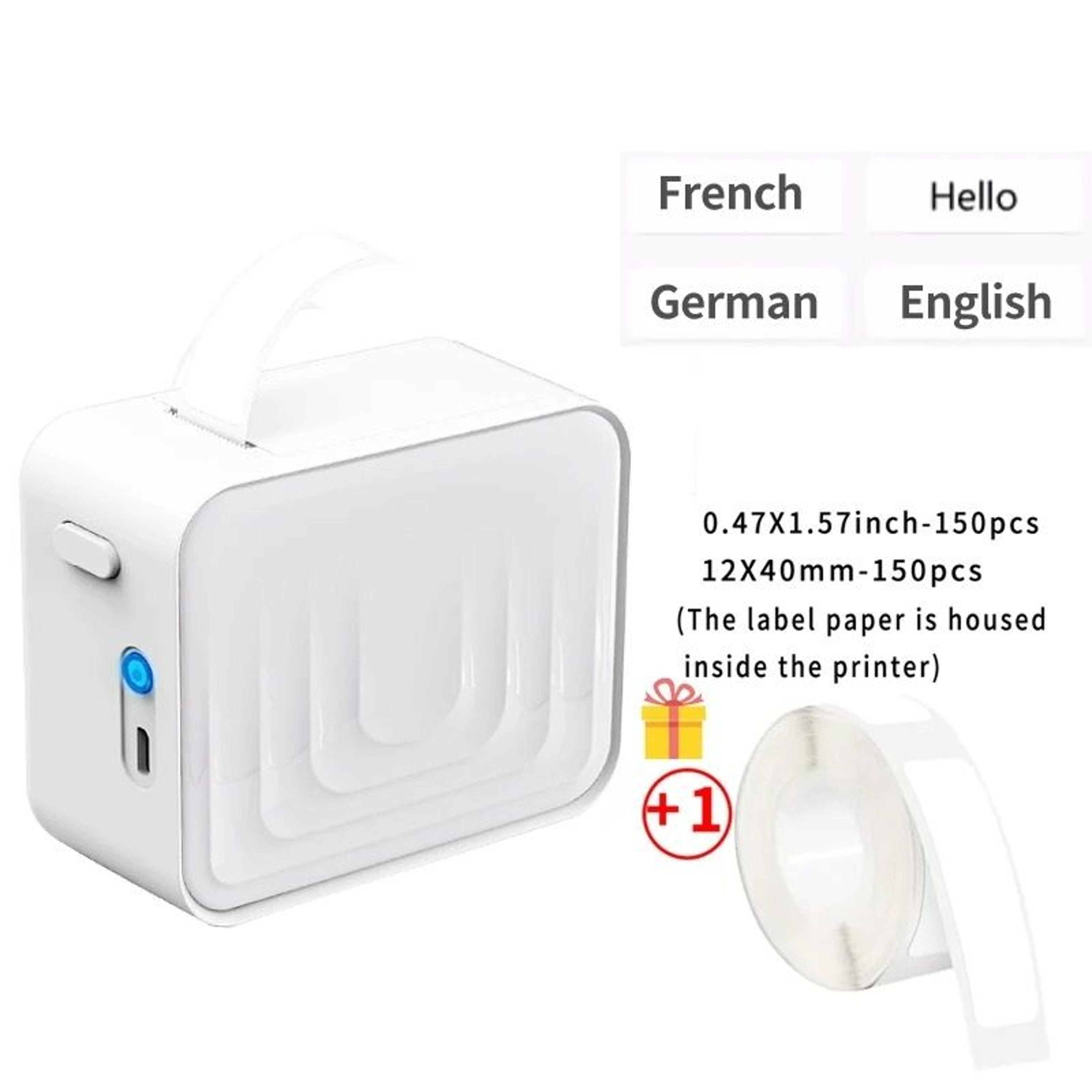 Compact Portable Wireless Thermal Label Maker 14
