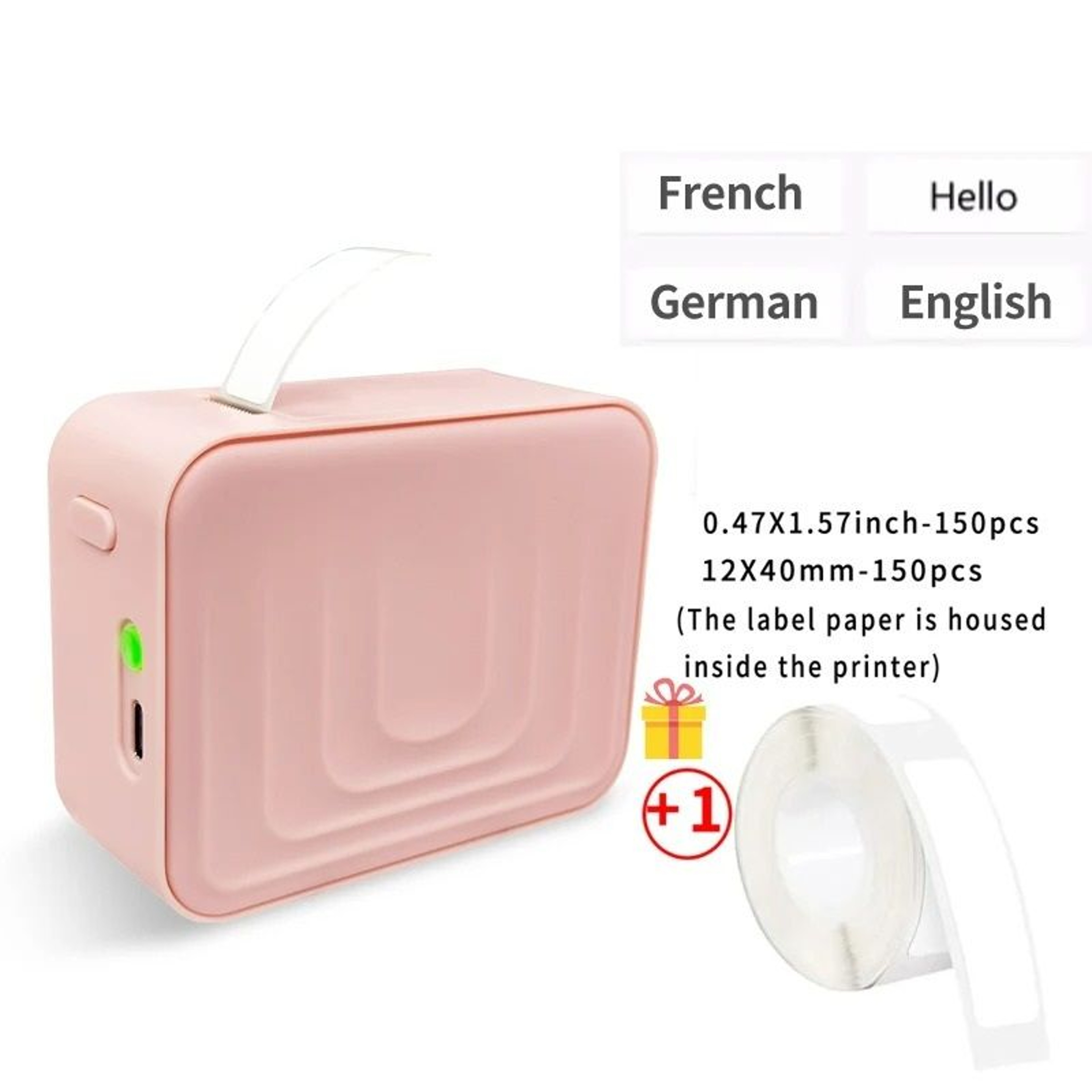 Compact Portable Wireless Thermal Label Maker 12