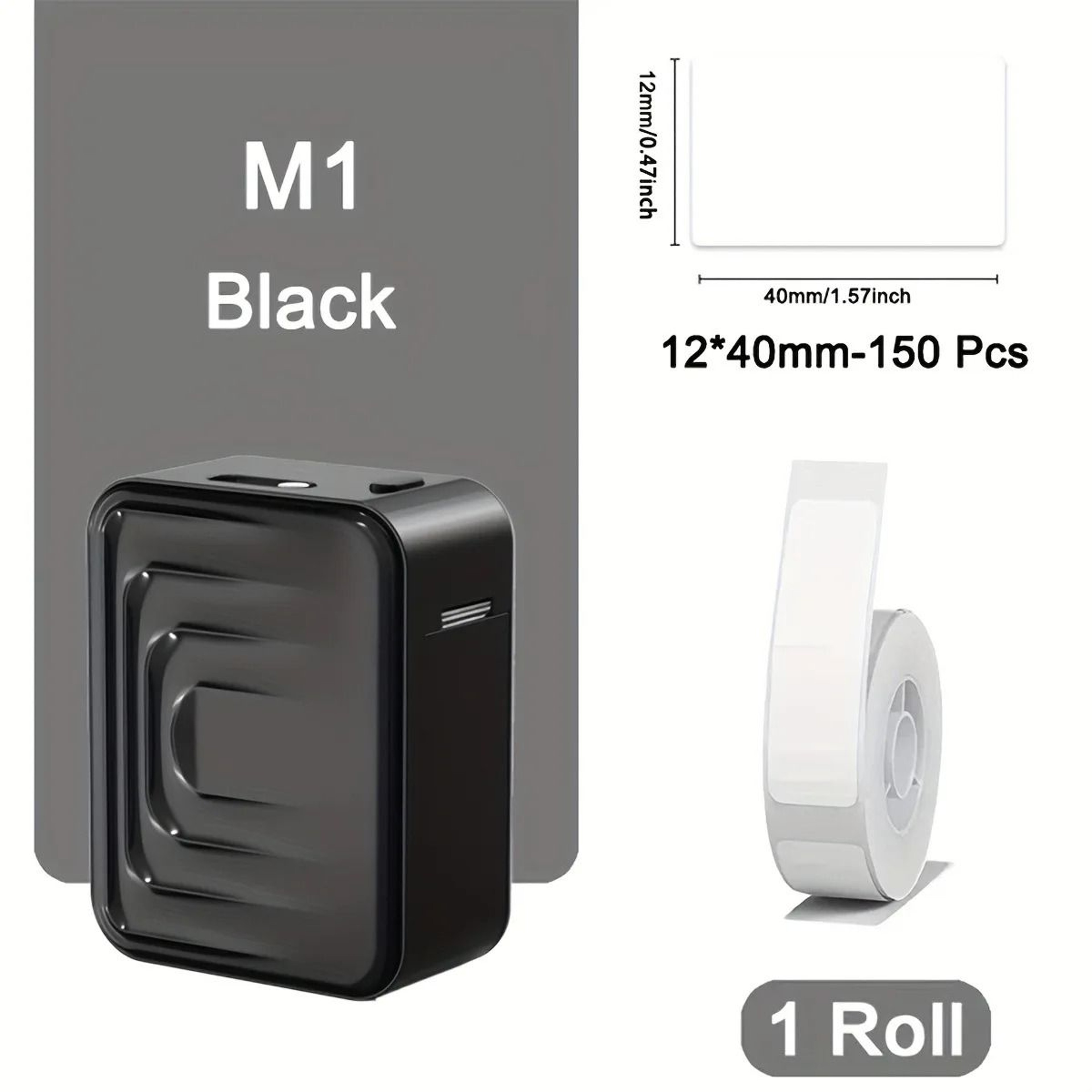 Compact Portable Wireless Thermal Label Maker Set 13