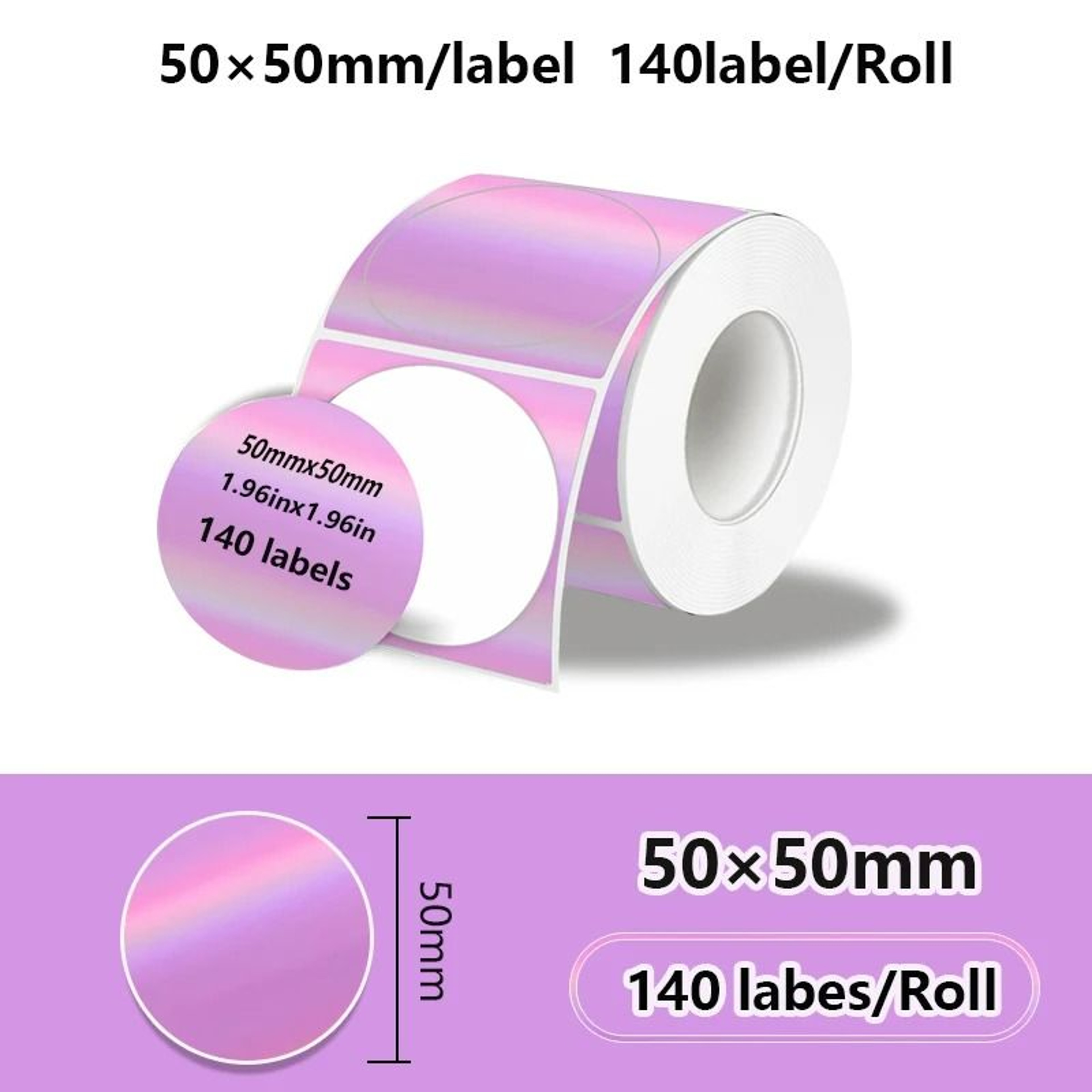 Patterned  Laser Holographic Thermal Label Paper Rolls 16