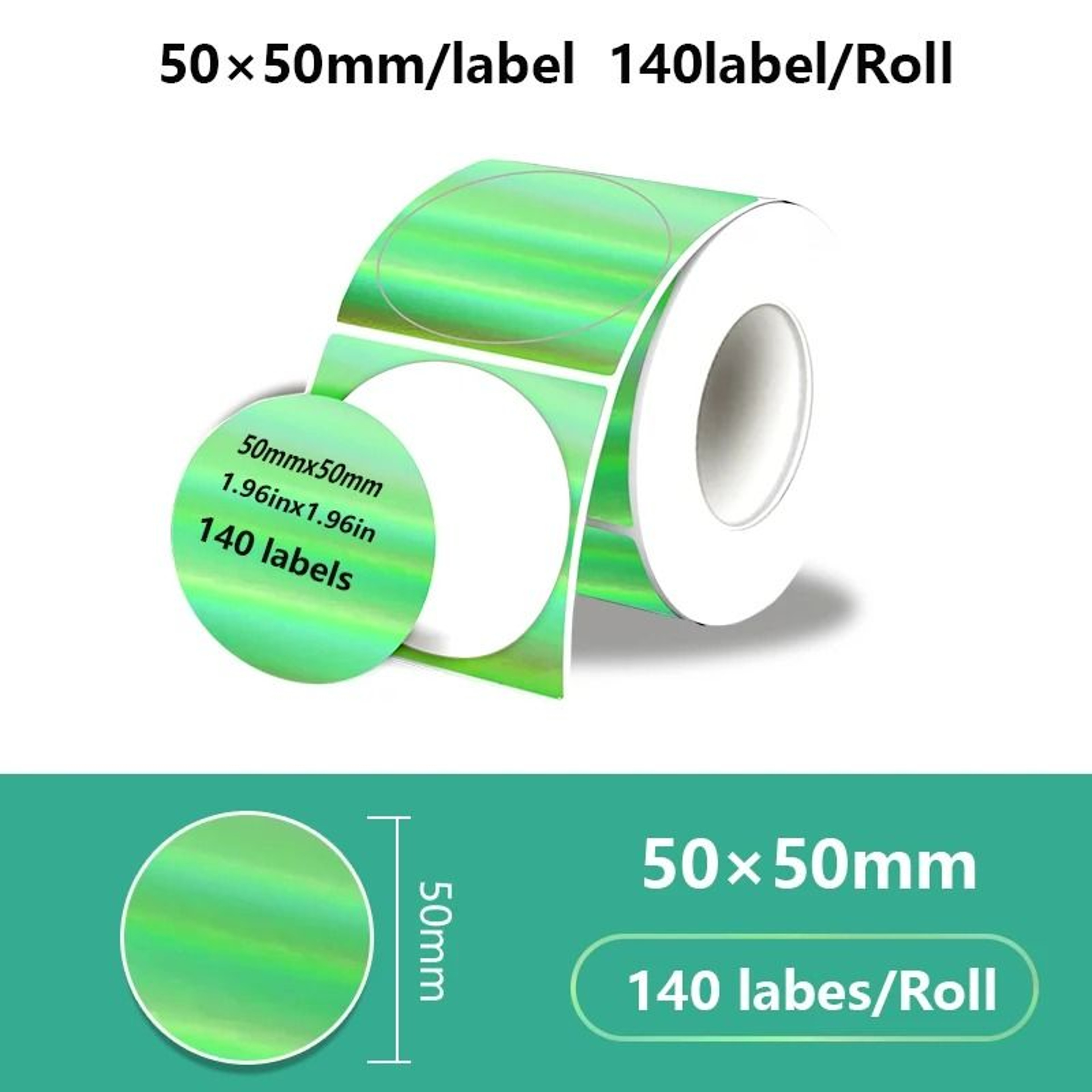Laser Holographic  Patterned Transparent Thermal Label Rolls 19