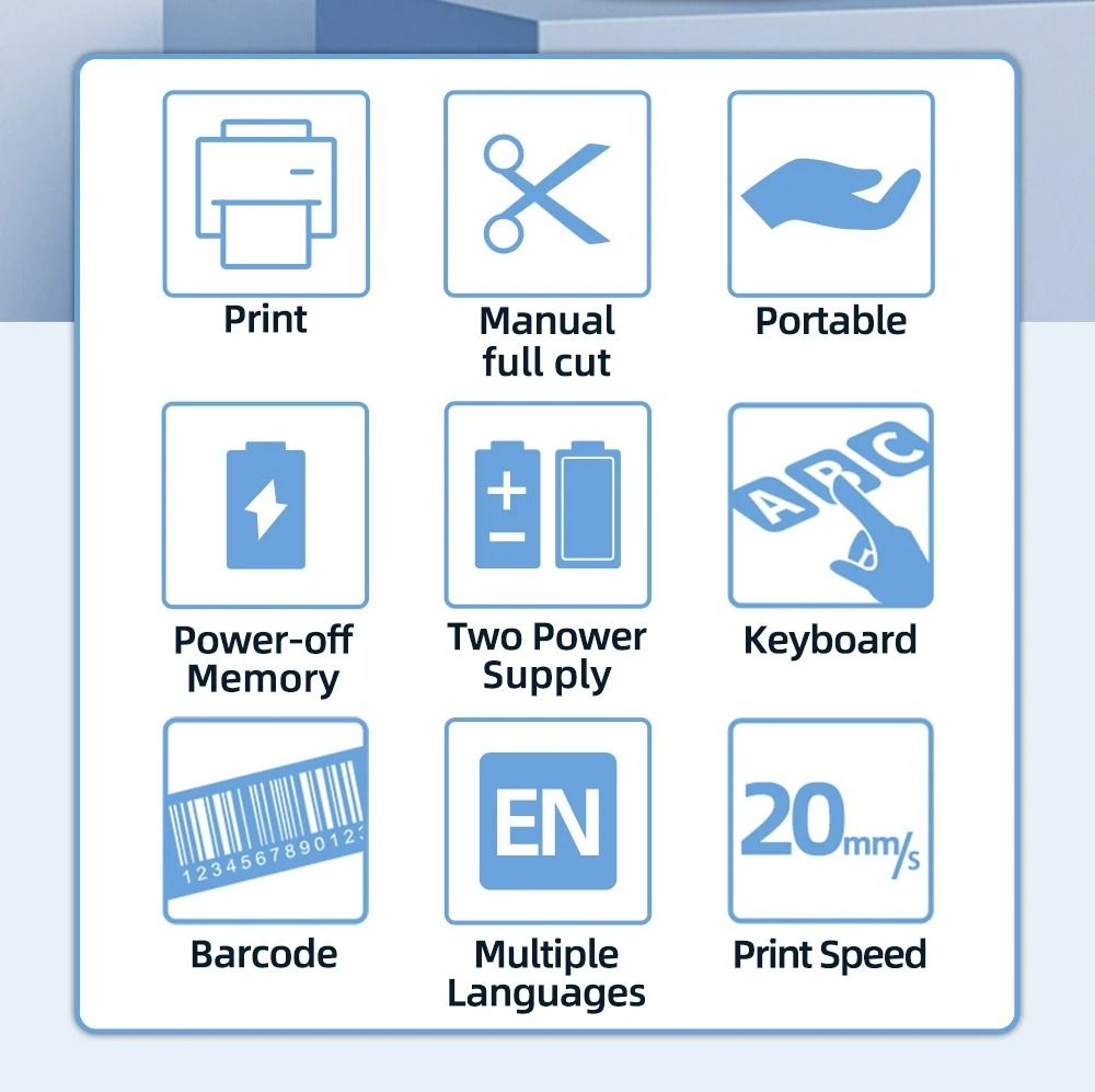 Industrial Handheld Thermal Transfer Label Printer 1