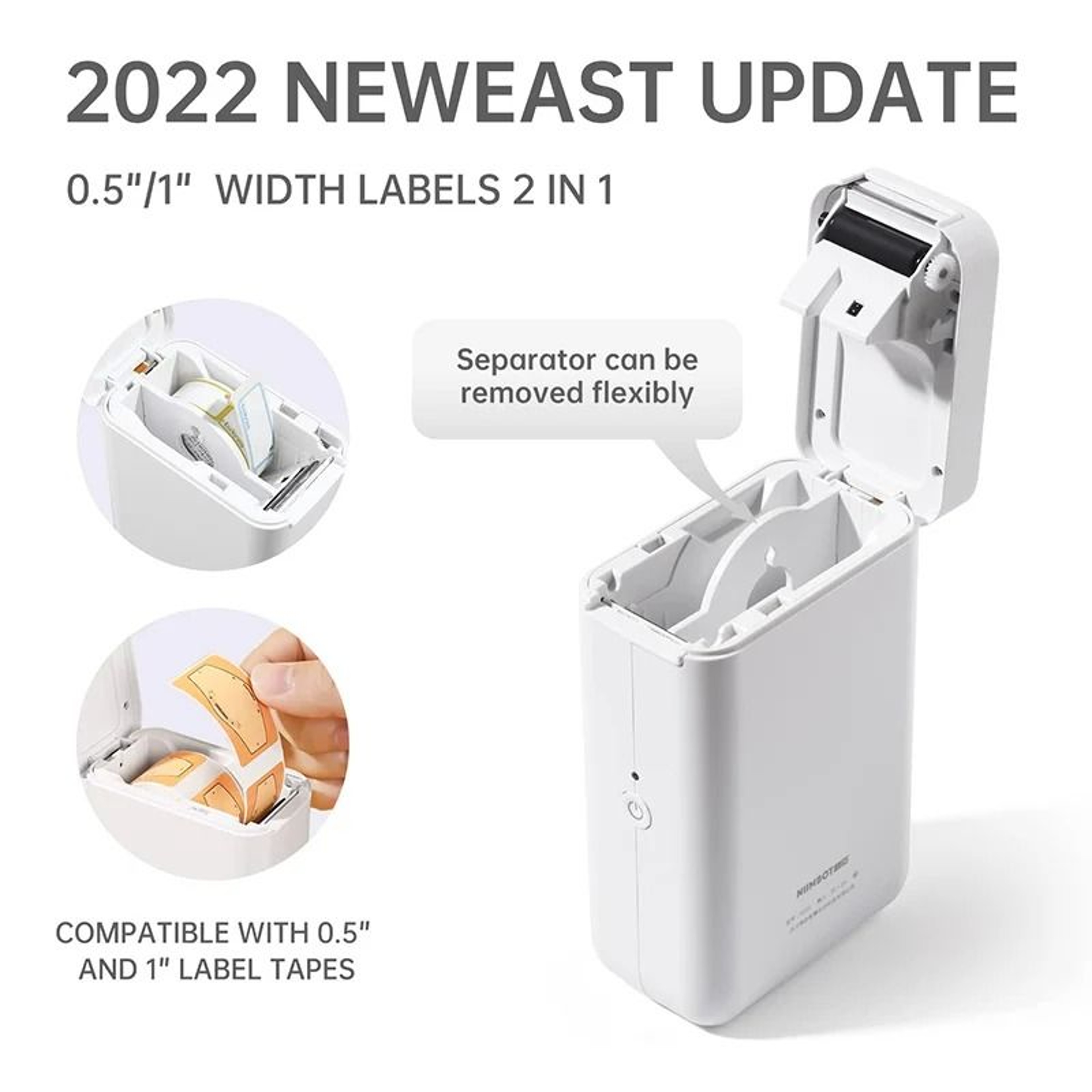 DualWidth Wireless Thermal Label Maker 2