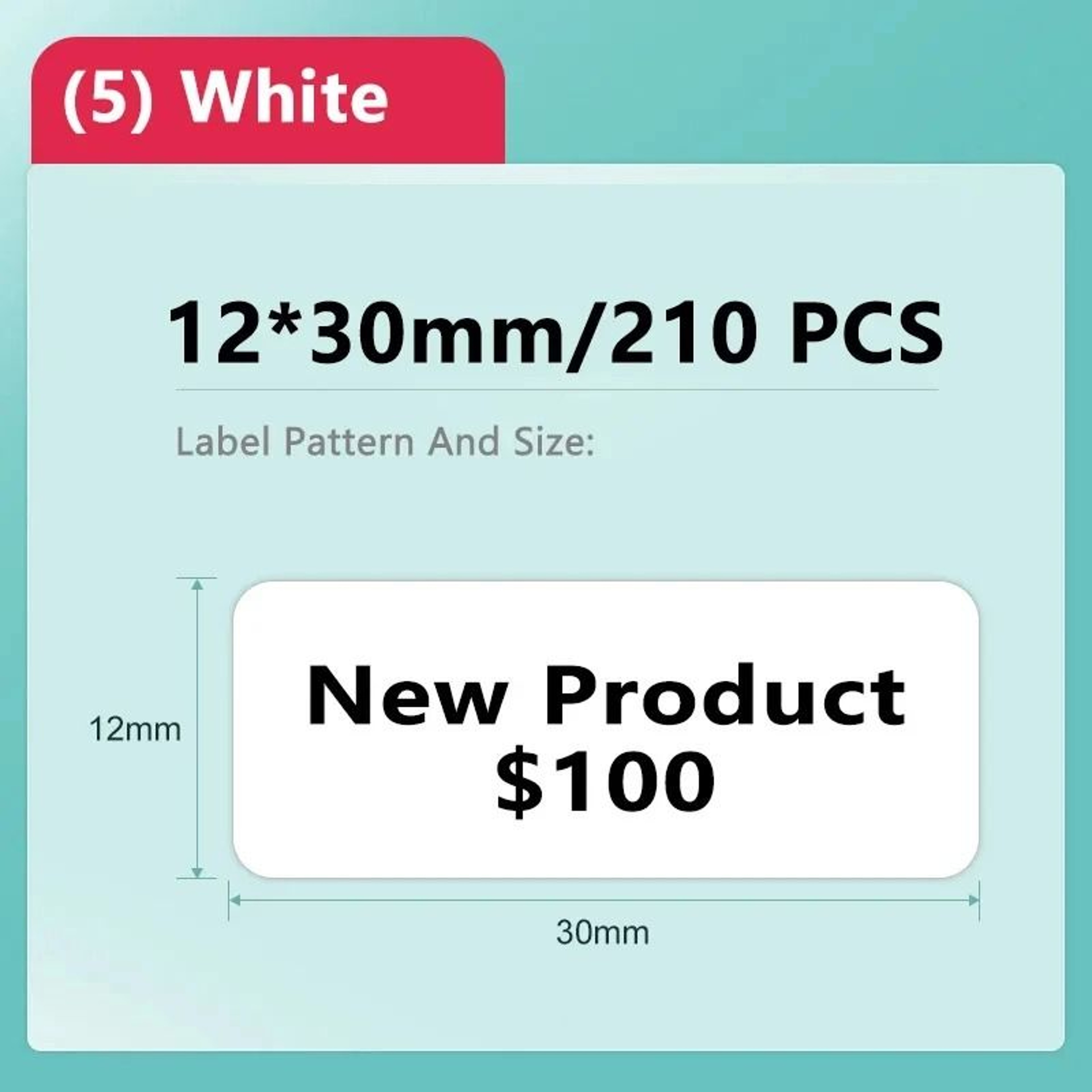 Waterproof Thermal Label Paper Rolls For NiiMbot D11 D110  D101 10