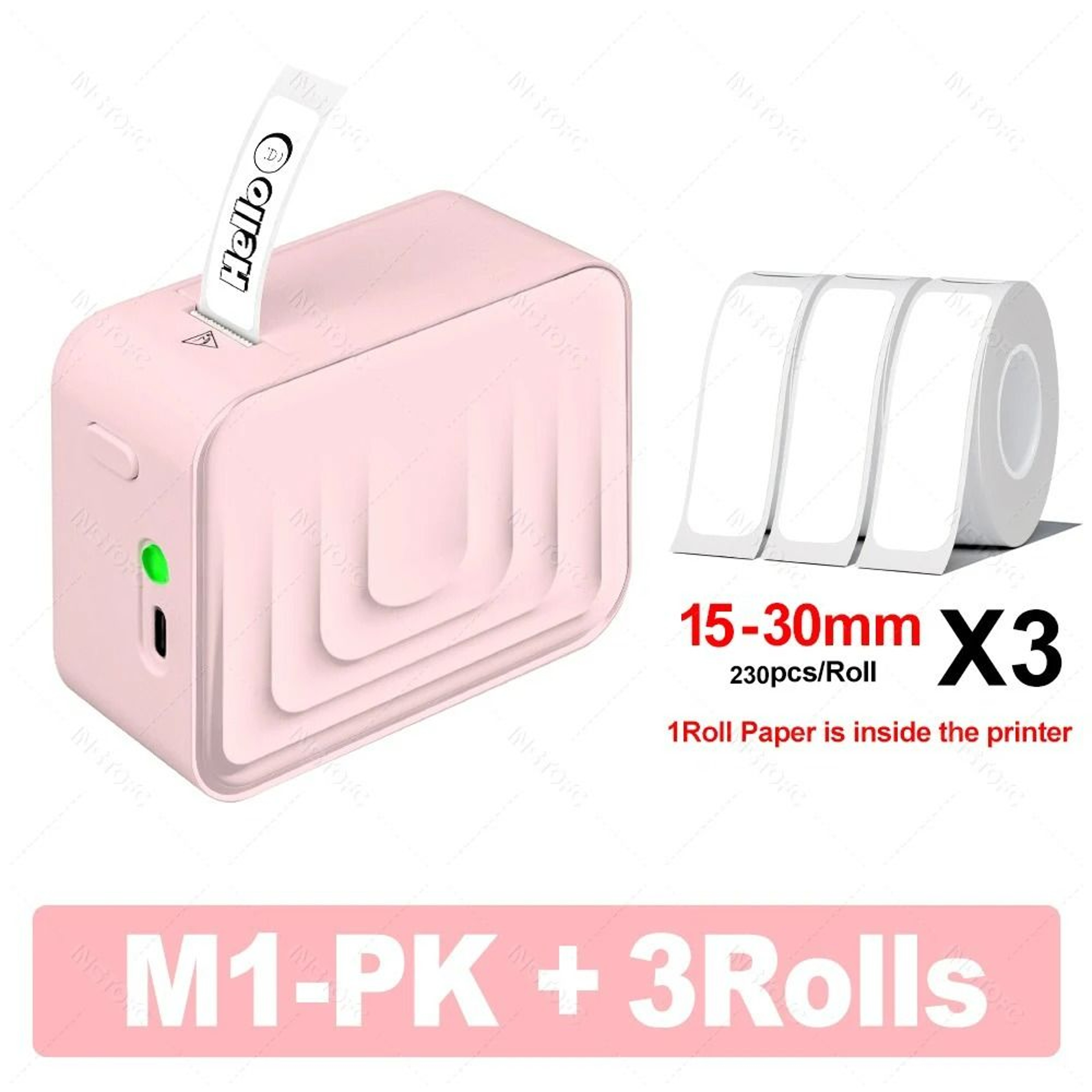 UltraCompact Wireless Thermal Pocket Label Maker Direct Thermal Printing 9