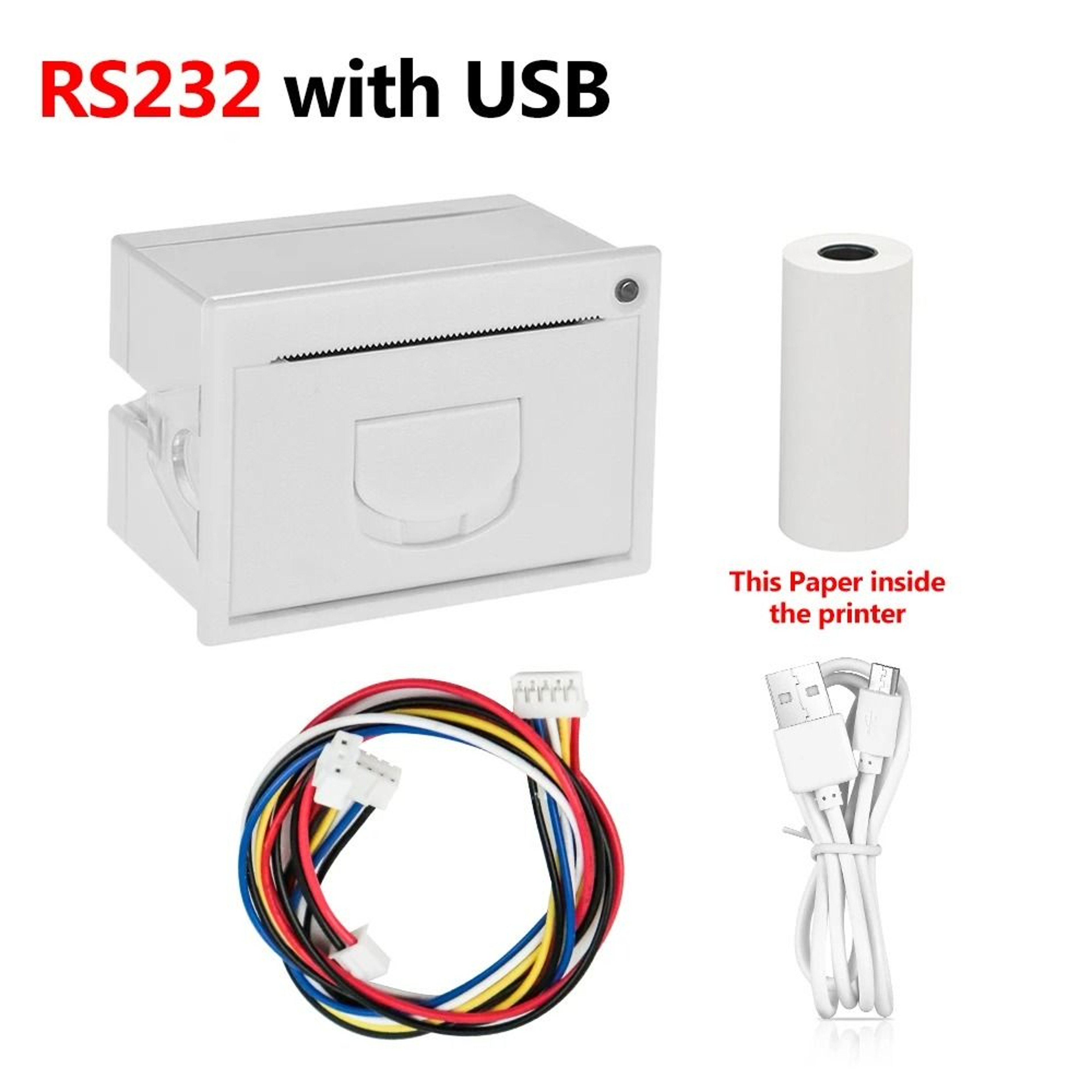 Industrial 58mm Embedded Thermal Receipt Printer TTL  RS232  USB  5085mms 11