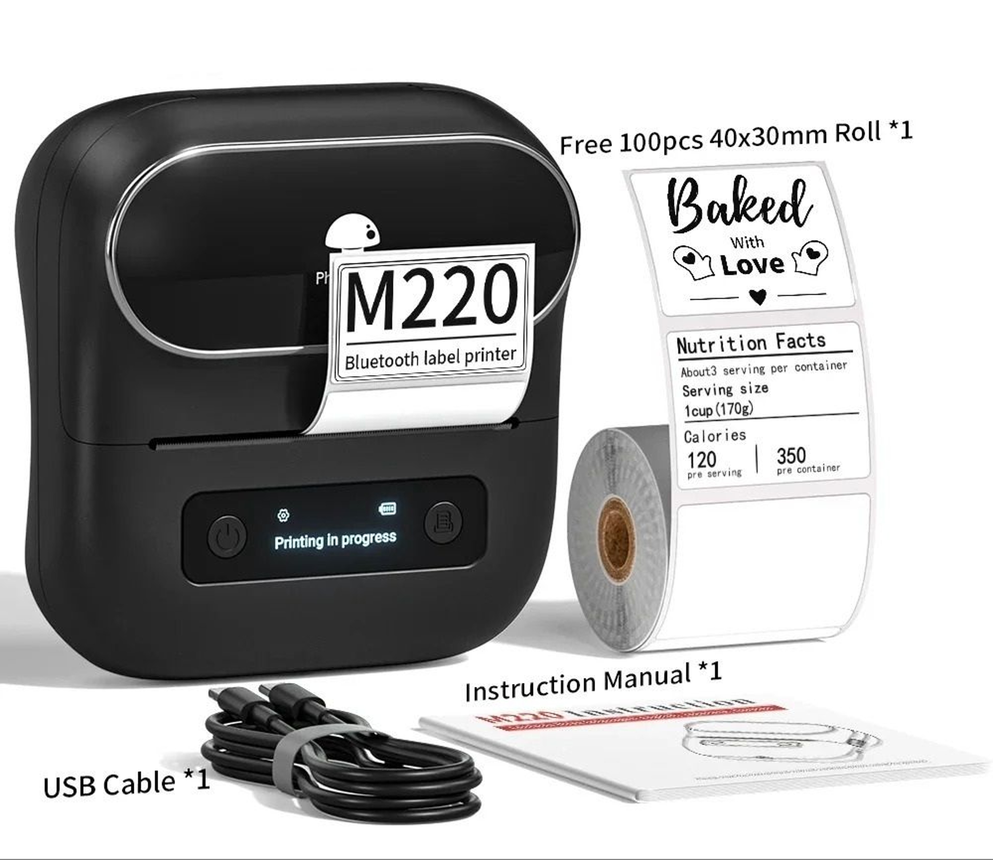 MediumFormat Wireless Thermal Label Printer 8