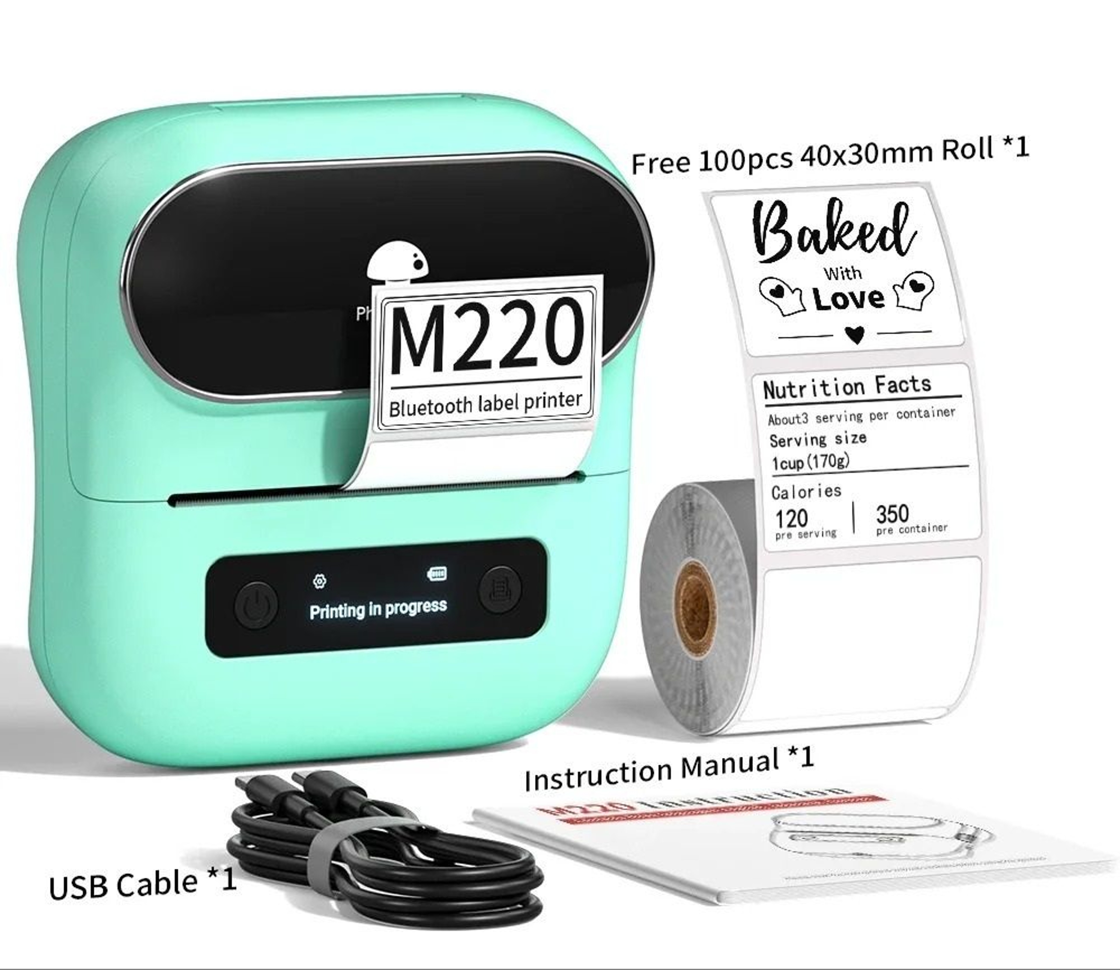 MediumFormat Wireless Thermal Label Printer 9