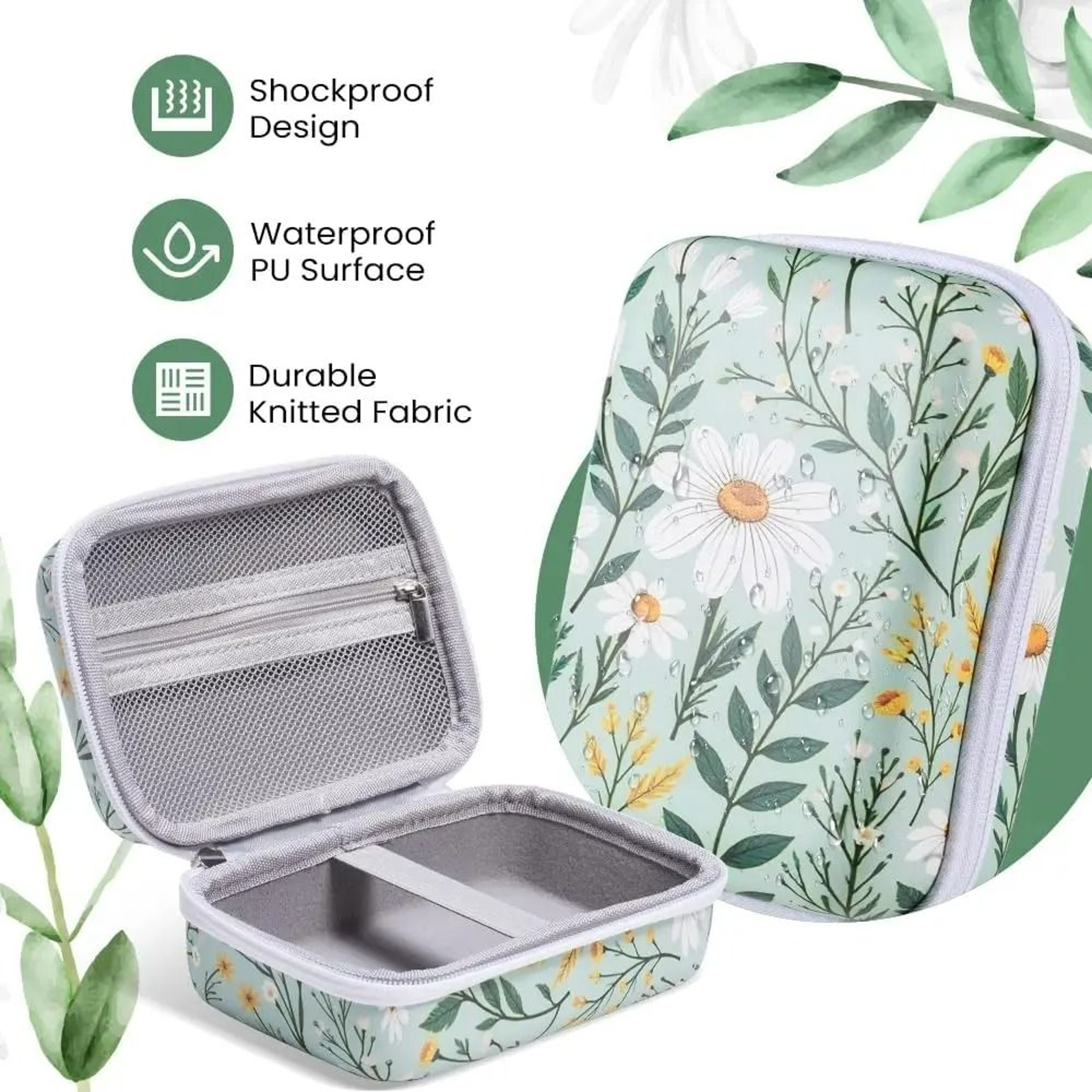 HardShell Protective Carrying Case For Portable Ribbon  Thermal Printers 2
