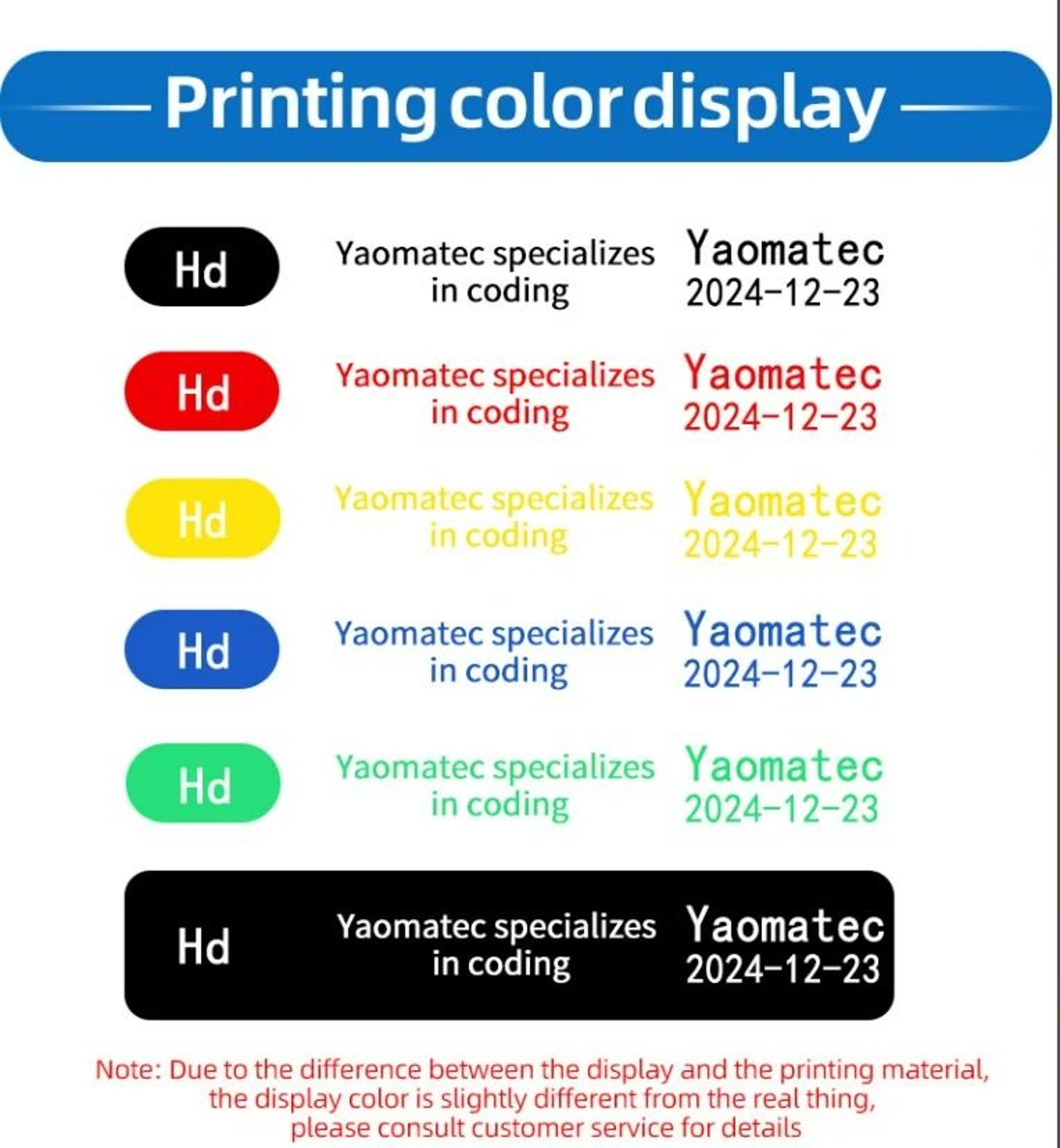 Compact Handheld Egg  Batch Code Inkjet Printer 127mm Print Height  25 Languages 4