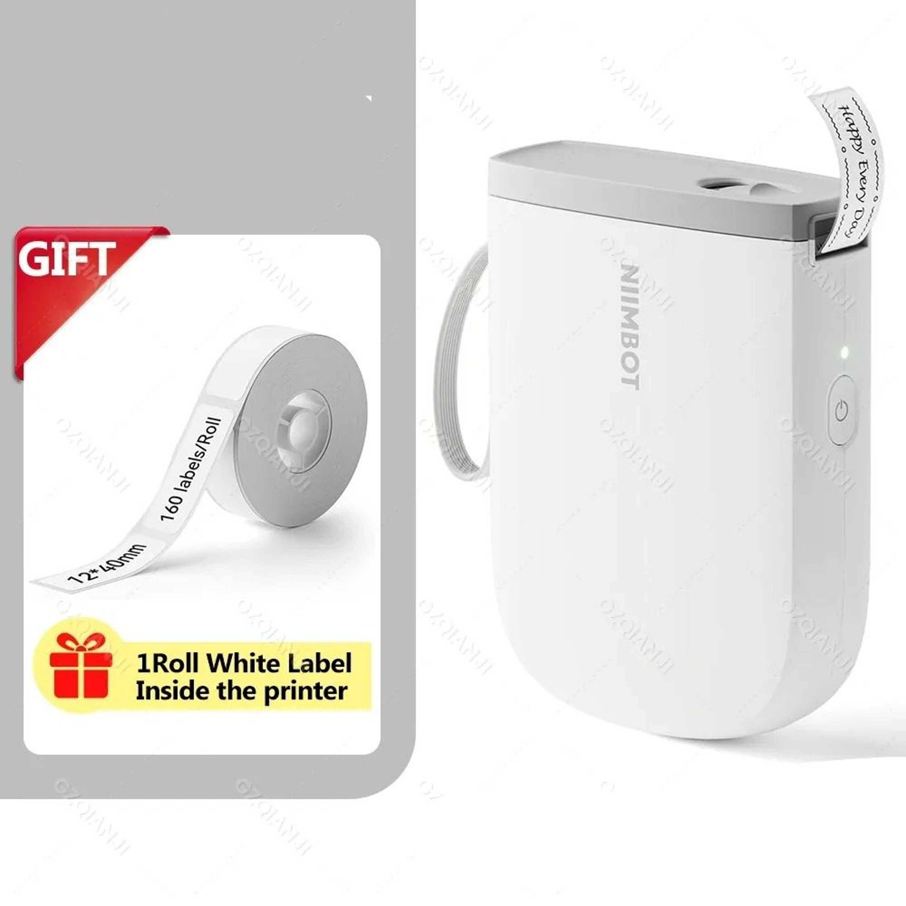 Mini Portable 300 DPI Thermal Bluetooth Label Printer 7