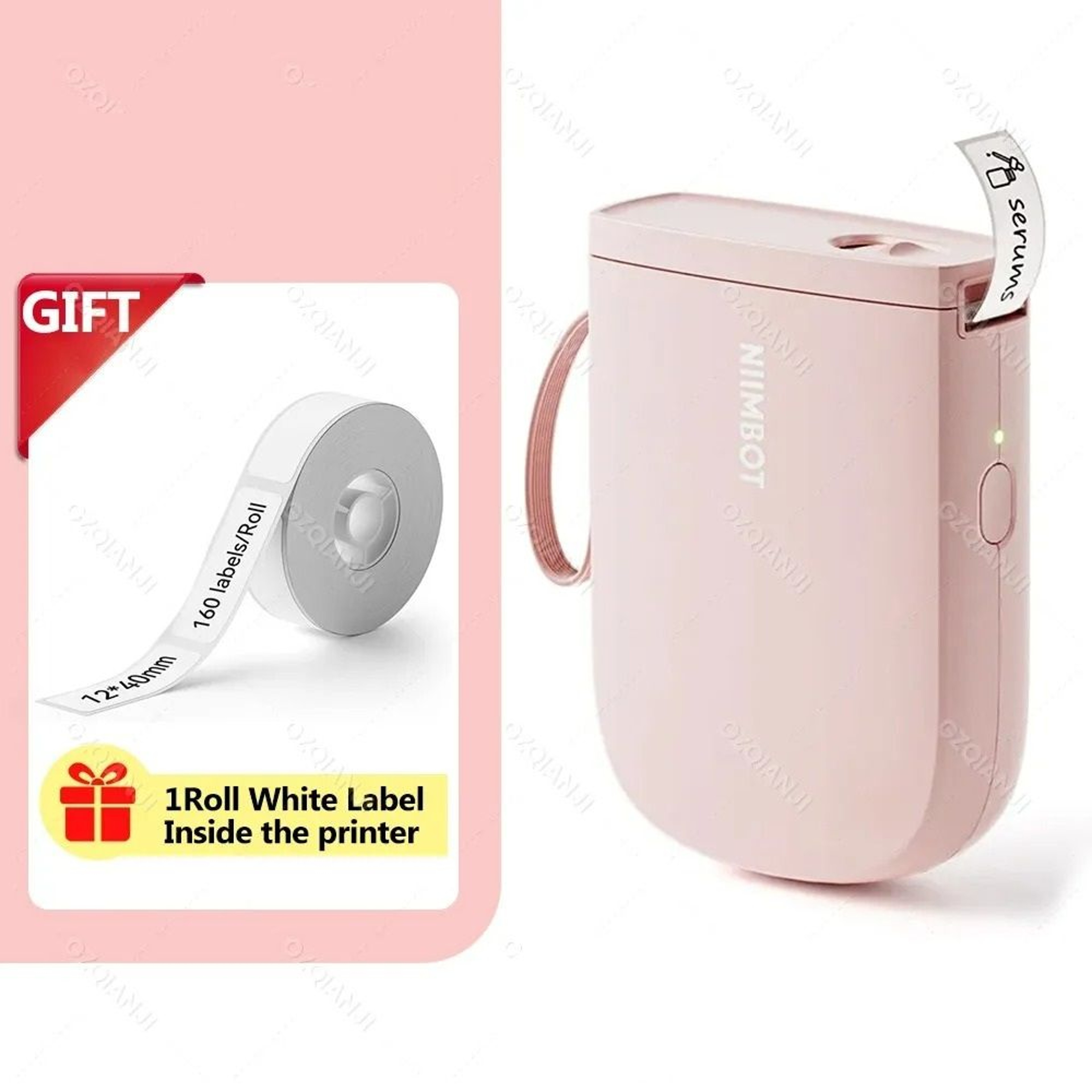 Mini Portable 300 DPI Thermal Bluetooth Label Printer 8