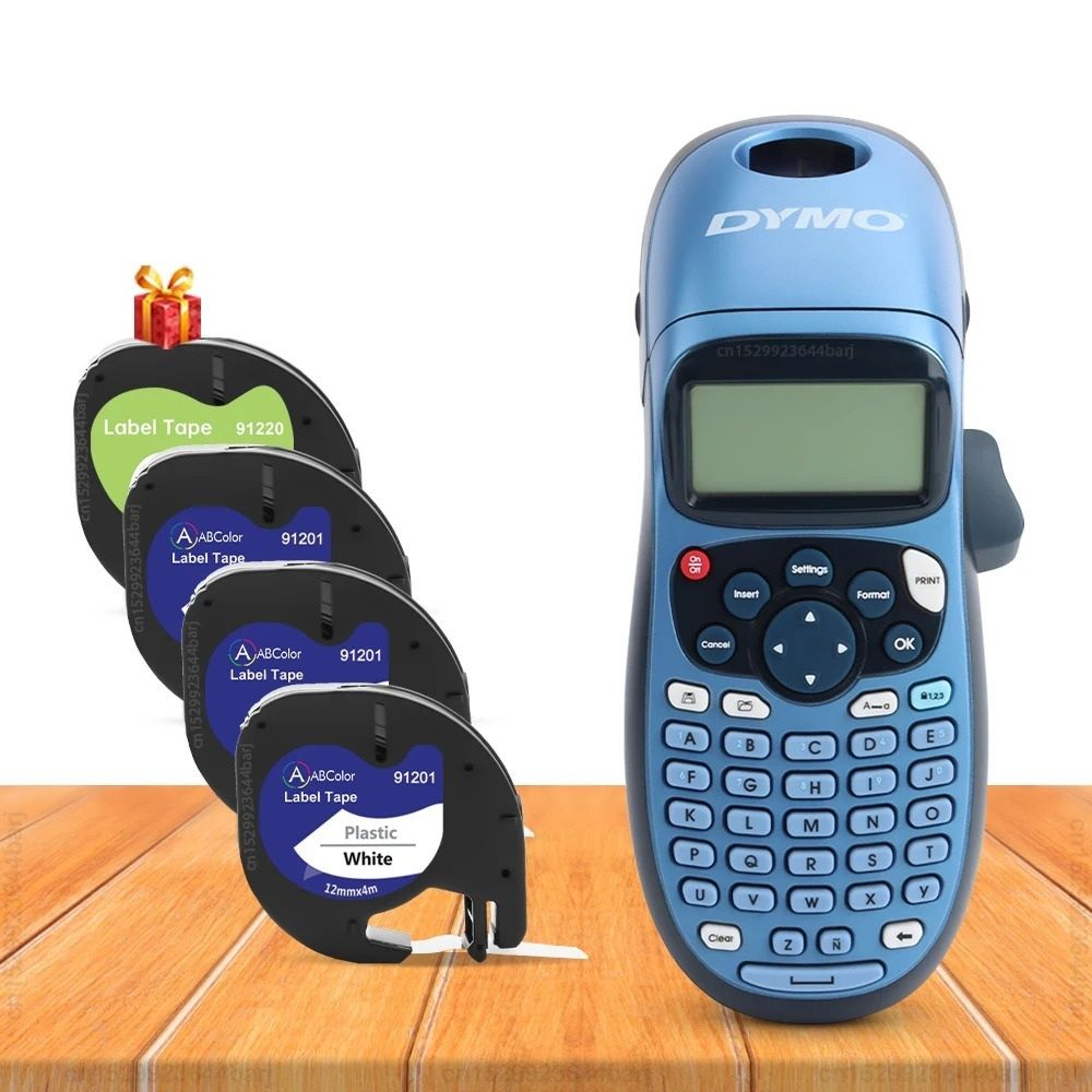 Portable Handheld Thermal Transfer Label Maker  Tape Set 1