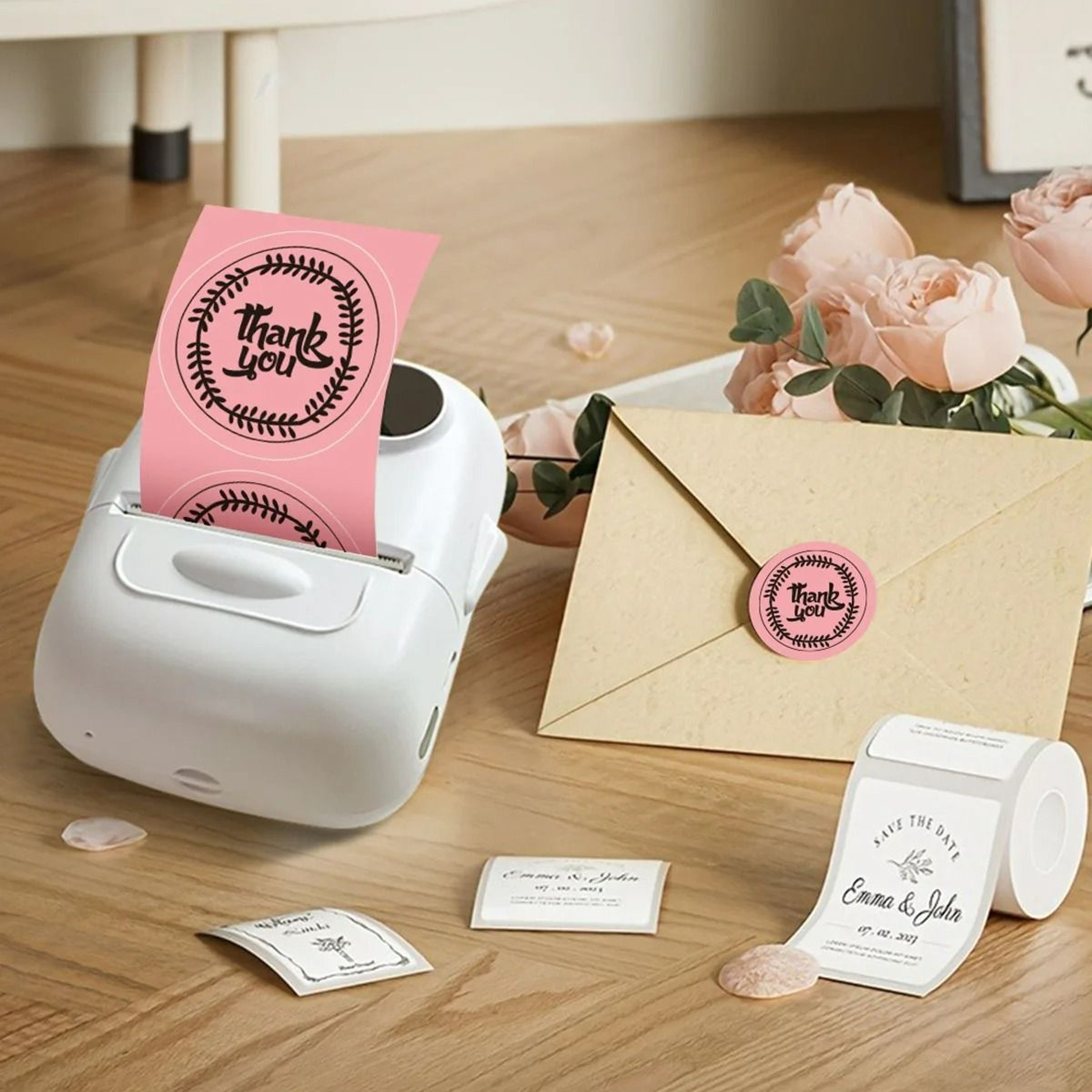 MediumFormat 2Inch Wireless Bluetooth Thermal Label Printer 1