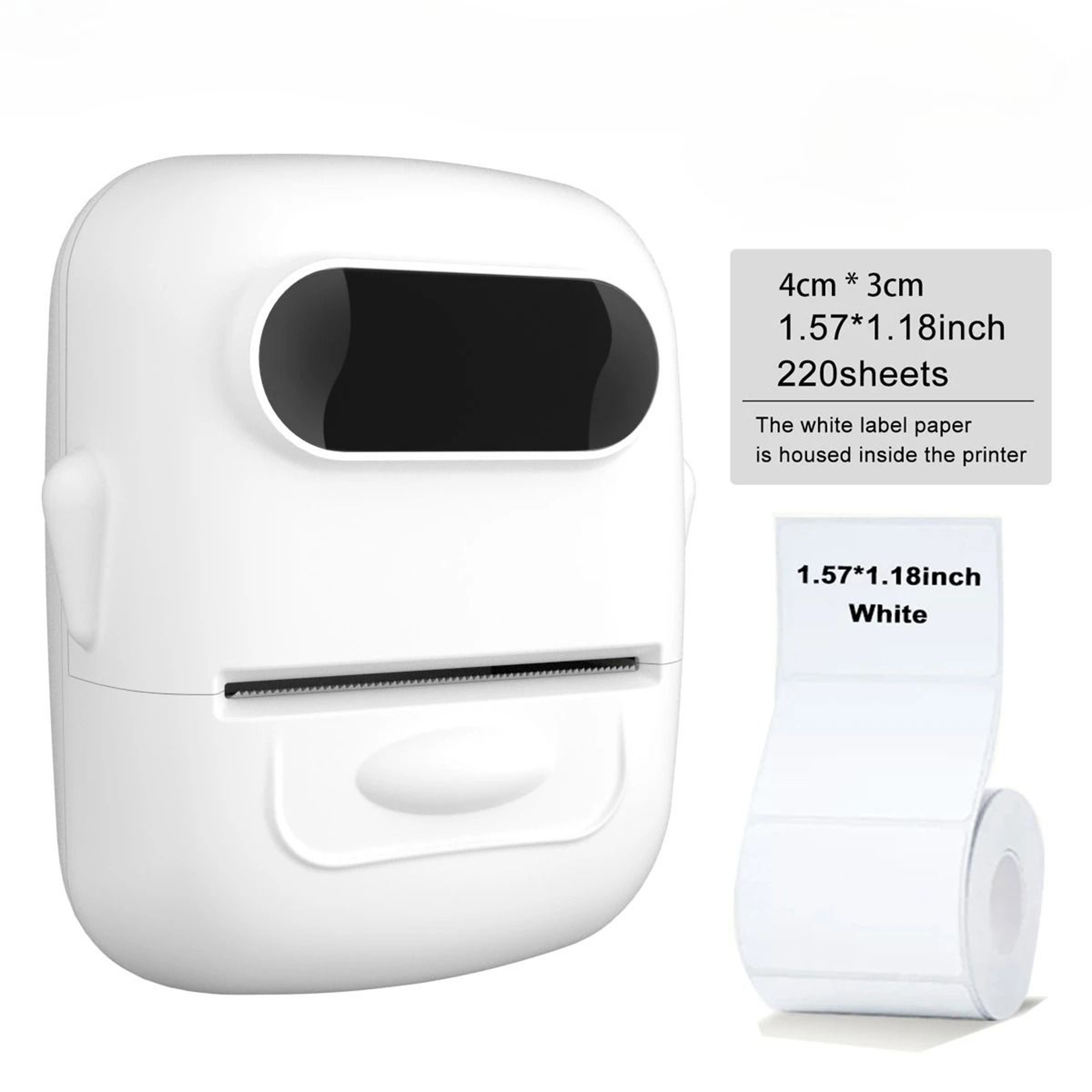 MediumFormat 2Inch Wireless Bluetooth Thermal Label Printer 9