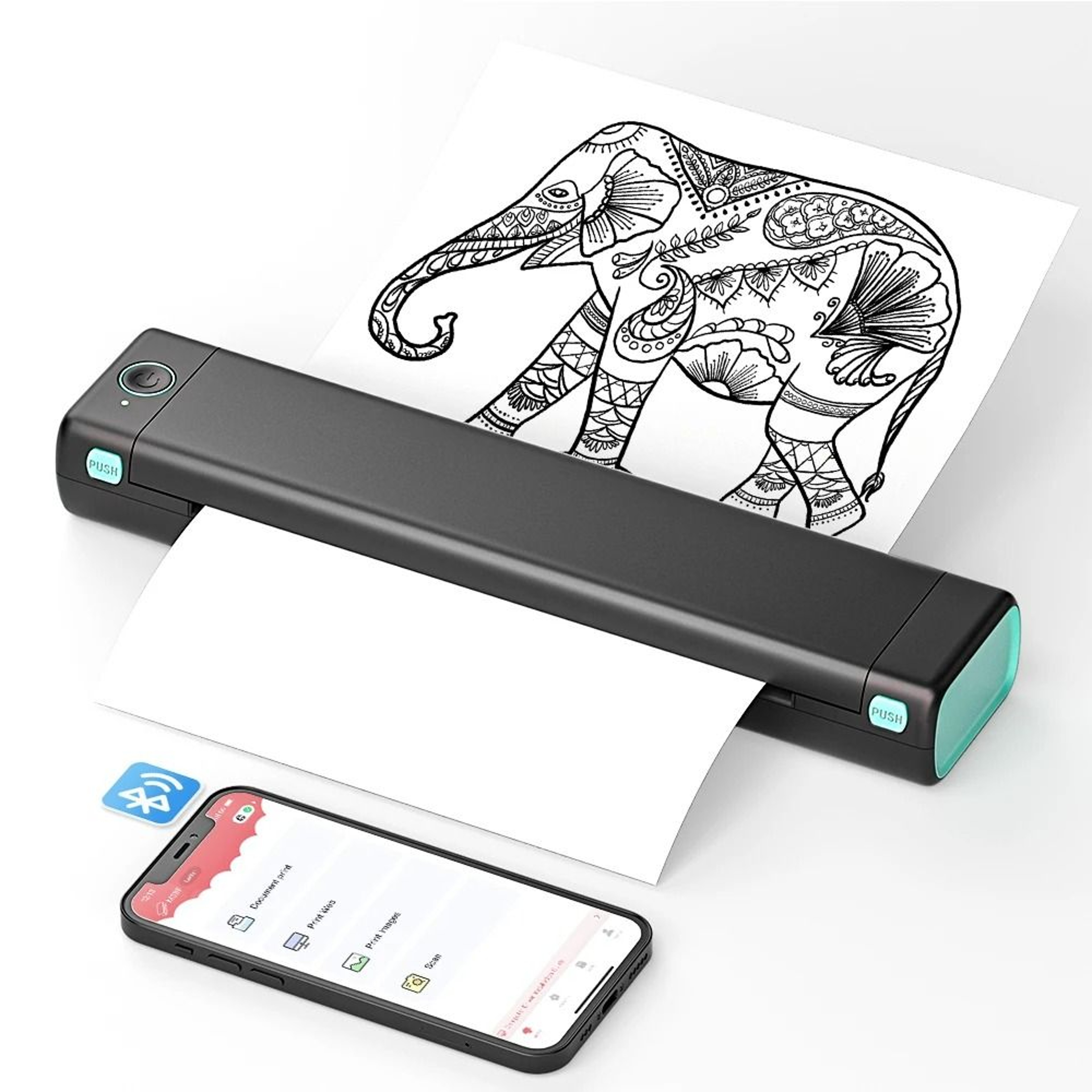 Portable Bluetooth Thermal Tattoo Stencil Printer 6