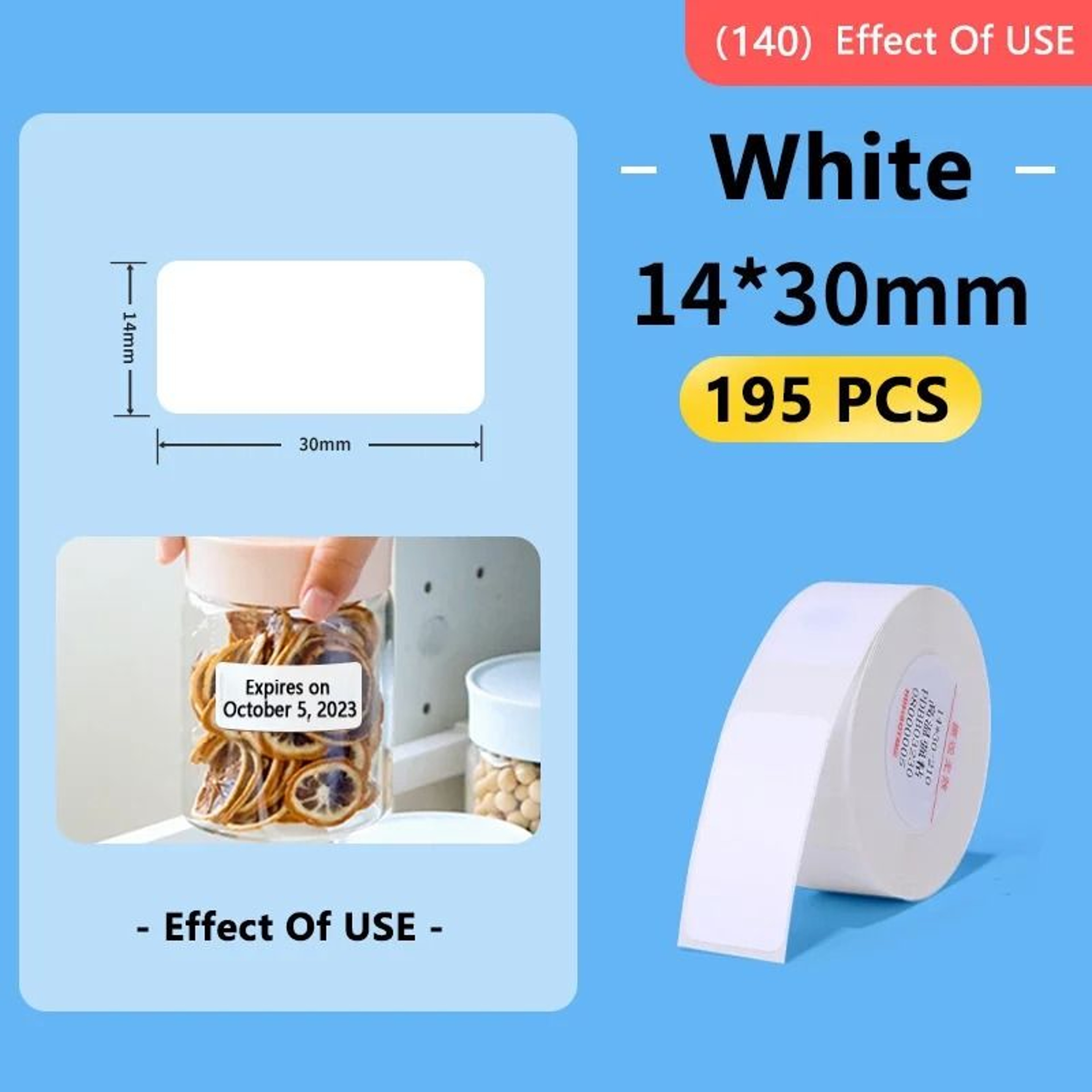 Direct Thermal Waterproof White SelfAdhesive Thermal Label Paper Rolls 14