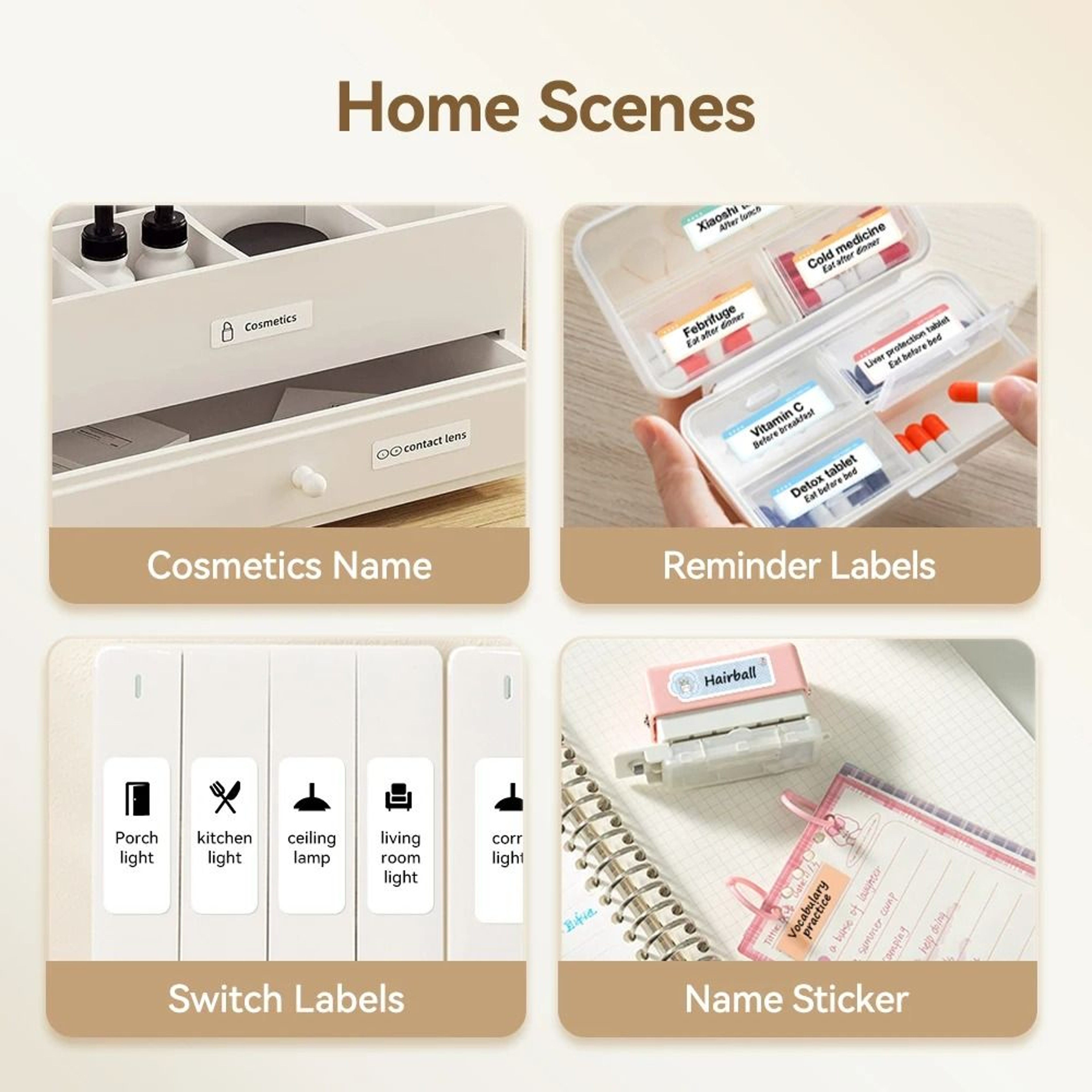 Upgraded 300 DPI Wireless Mini Thermal Label Maker 1