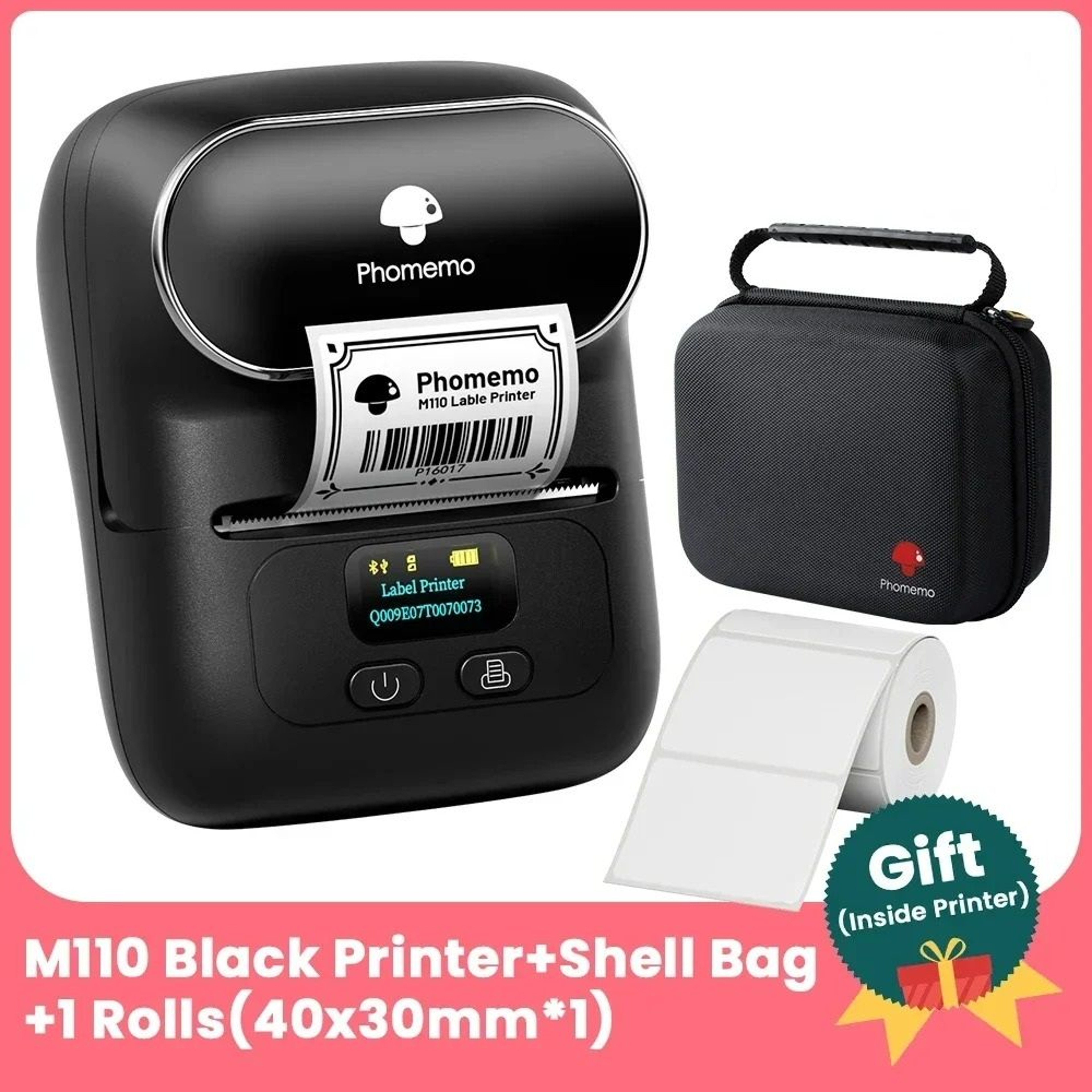 Mini Bluetooth Thermal Label Maker For Barcodes And Cables 14