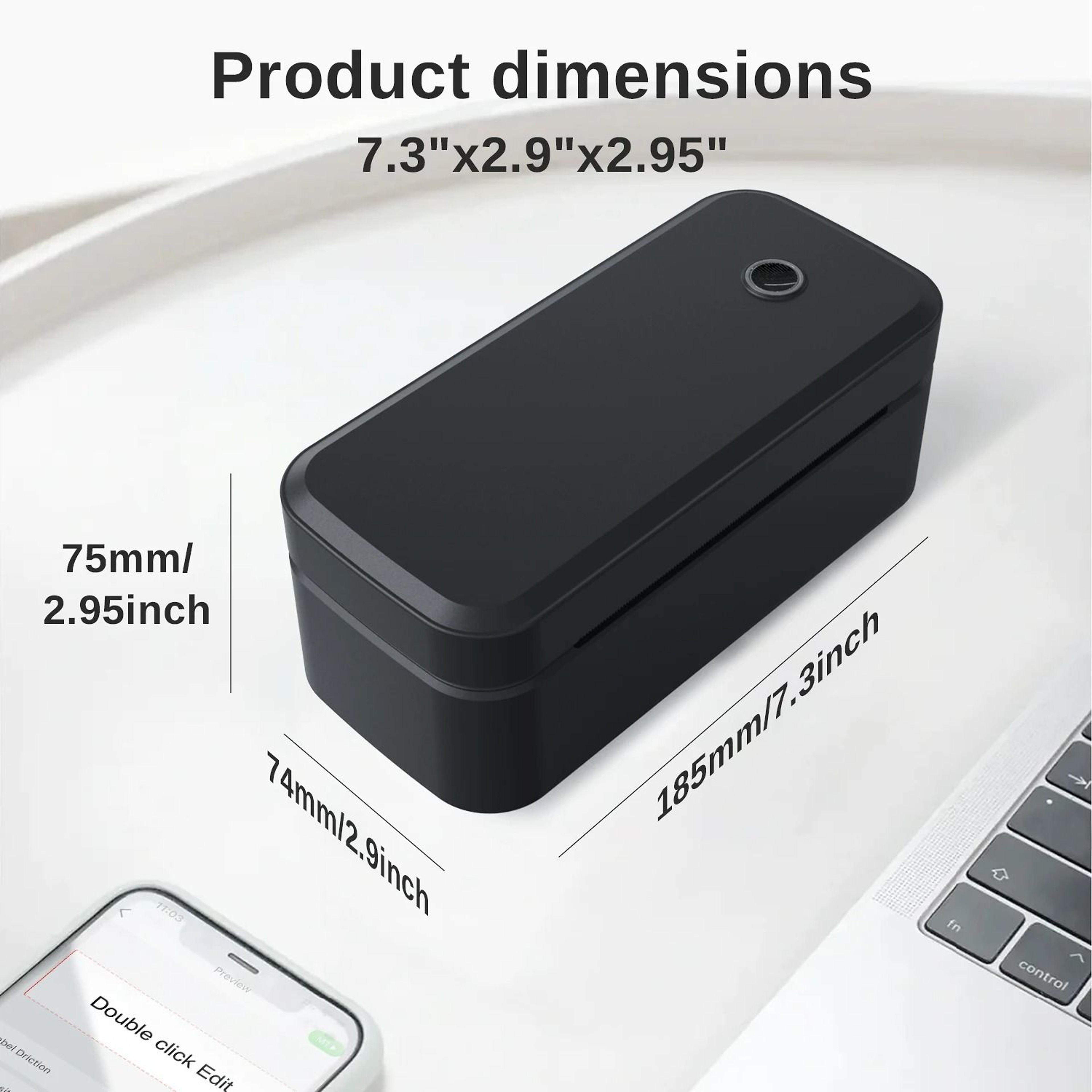Wireless 4x6 Thermal Shipping Label Printer With Automatic Recognition 2