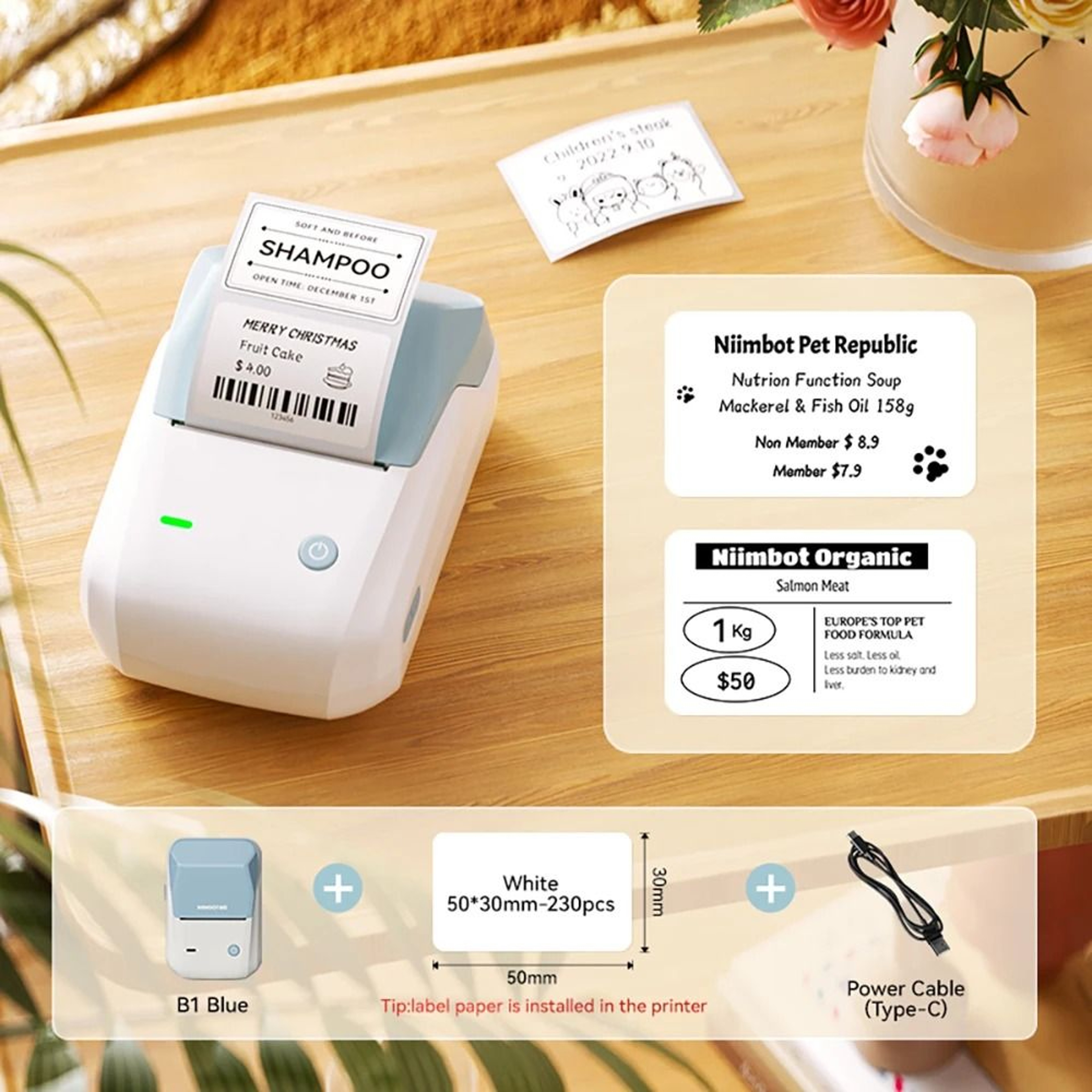 Portable Bluetooth Thermal Label Maker For Home And Office 9