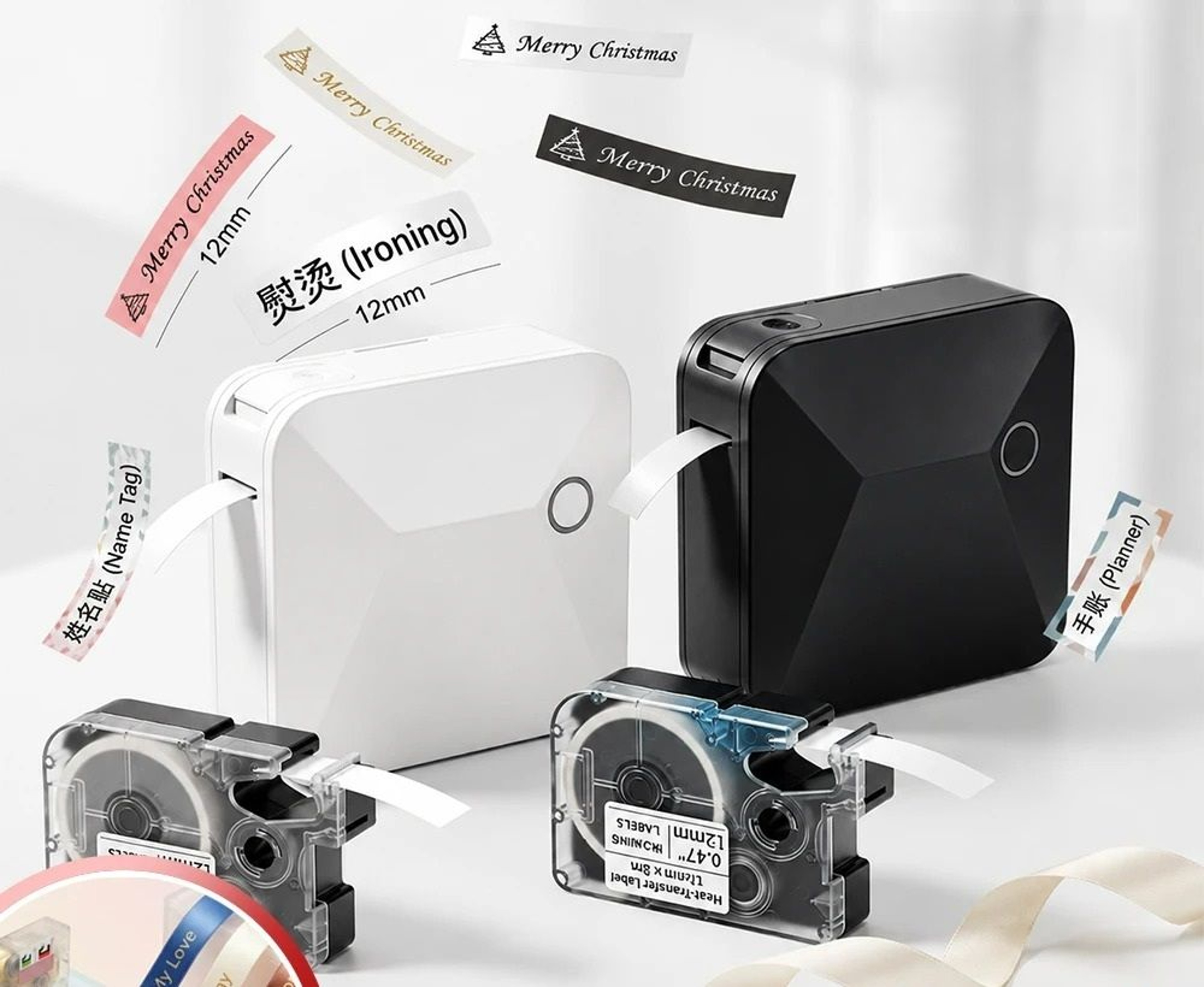 Portable Bluetooth Ribbon Thermal Transfer Label Maker 0