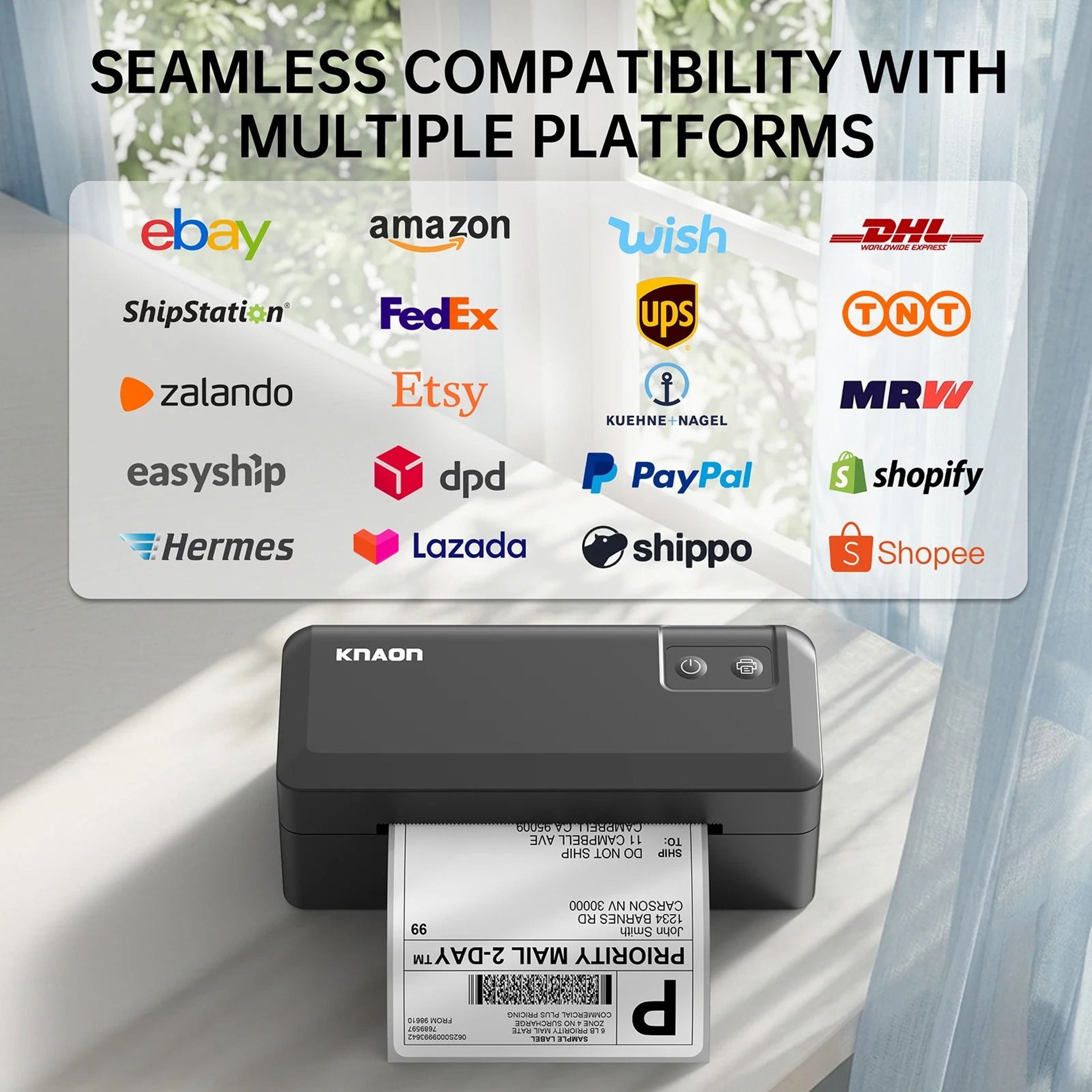 Elite Wireless 4x6 Bluetooth Thermal Shipping Label Printer 5