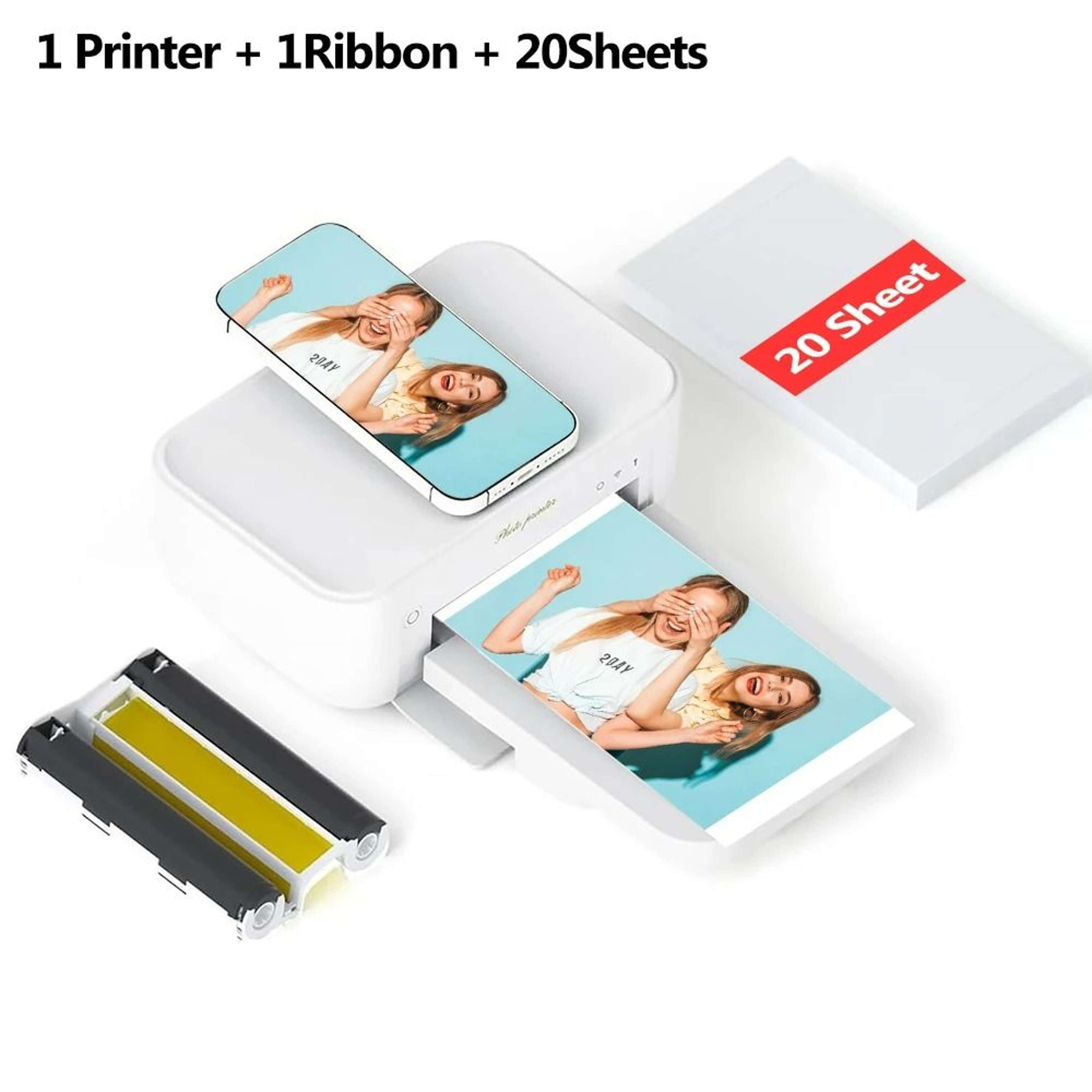 Portable 4x6 Wireless Color Photo Printer 7