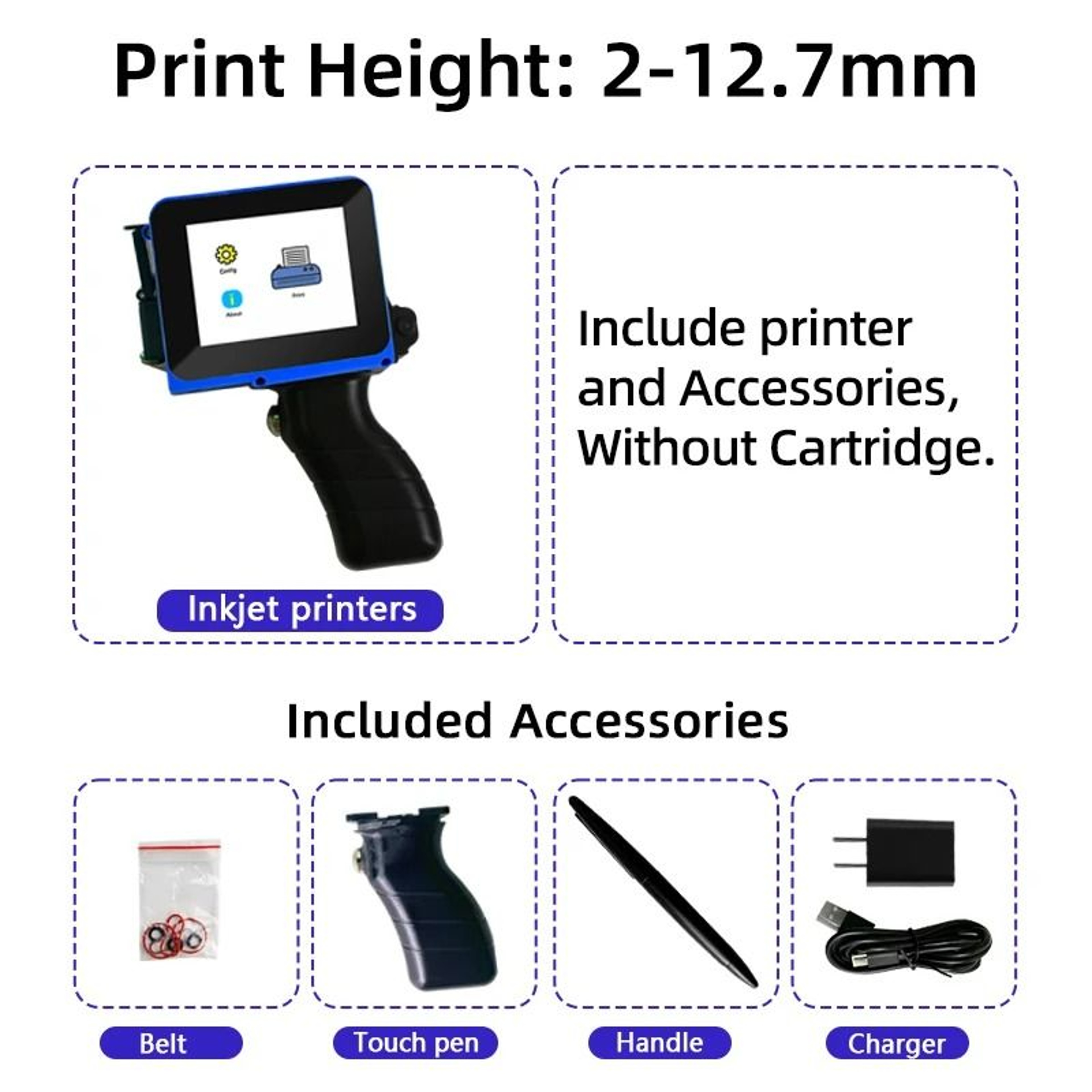 Elite Mini Portable Handheld Inkjet Coding Machine 6