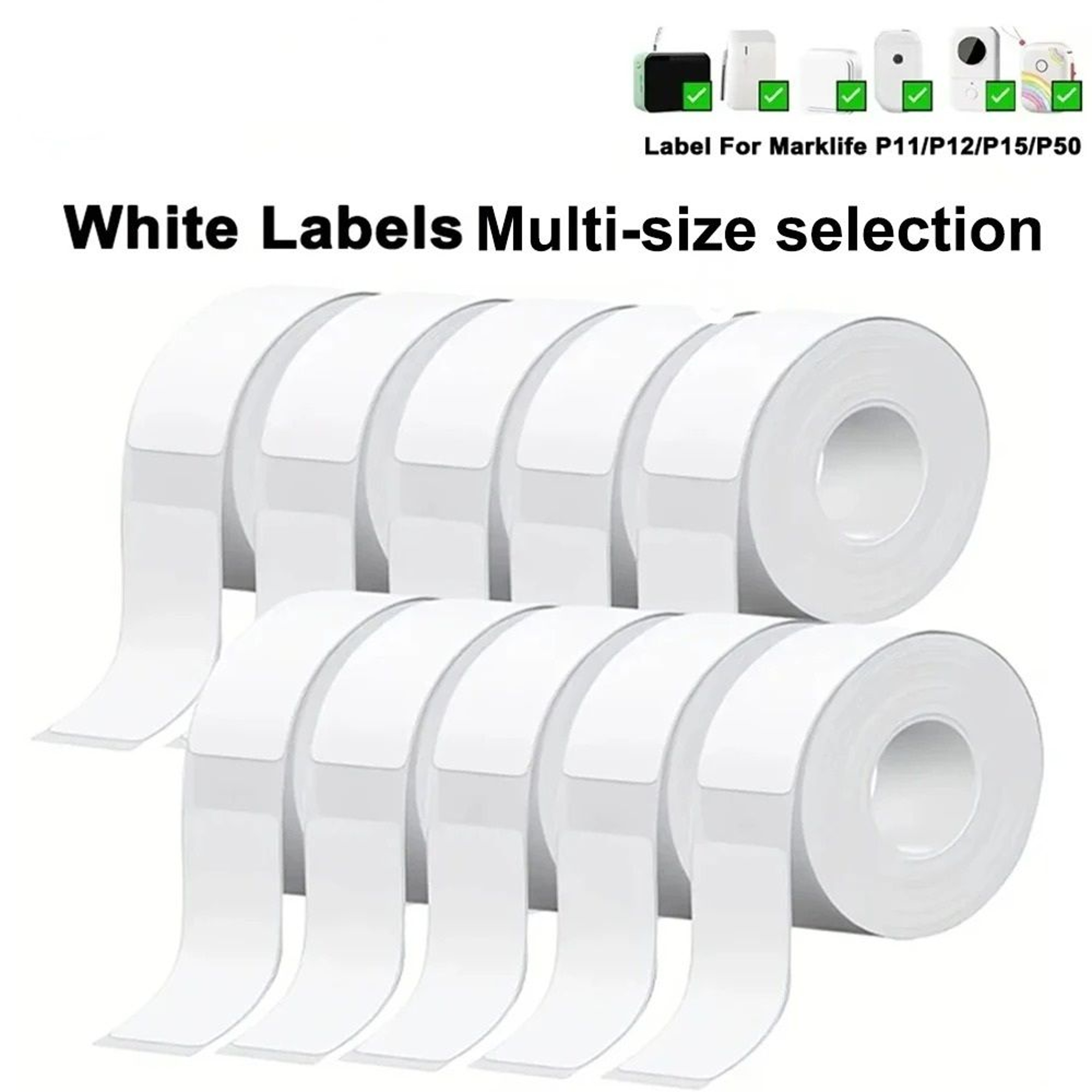 Multipurpose Thermal Label Sticker Rolls 0