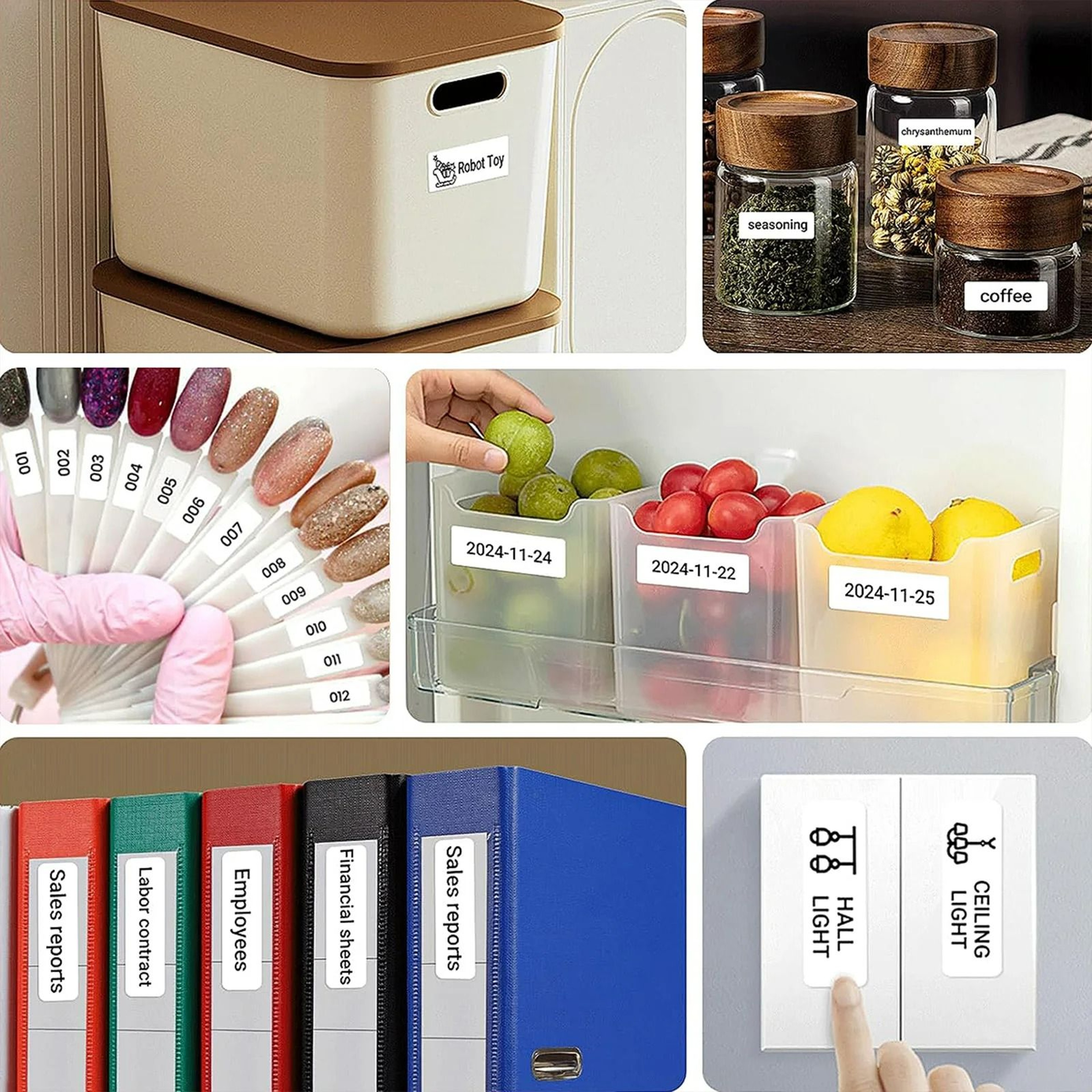 Portable 203 DPI Wireless Mini Thermal Label Printer 4