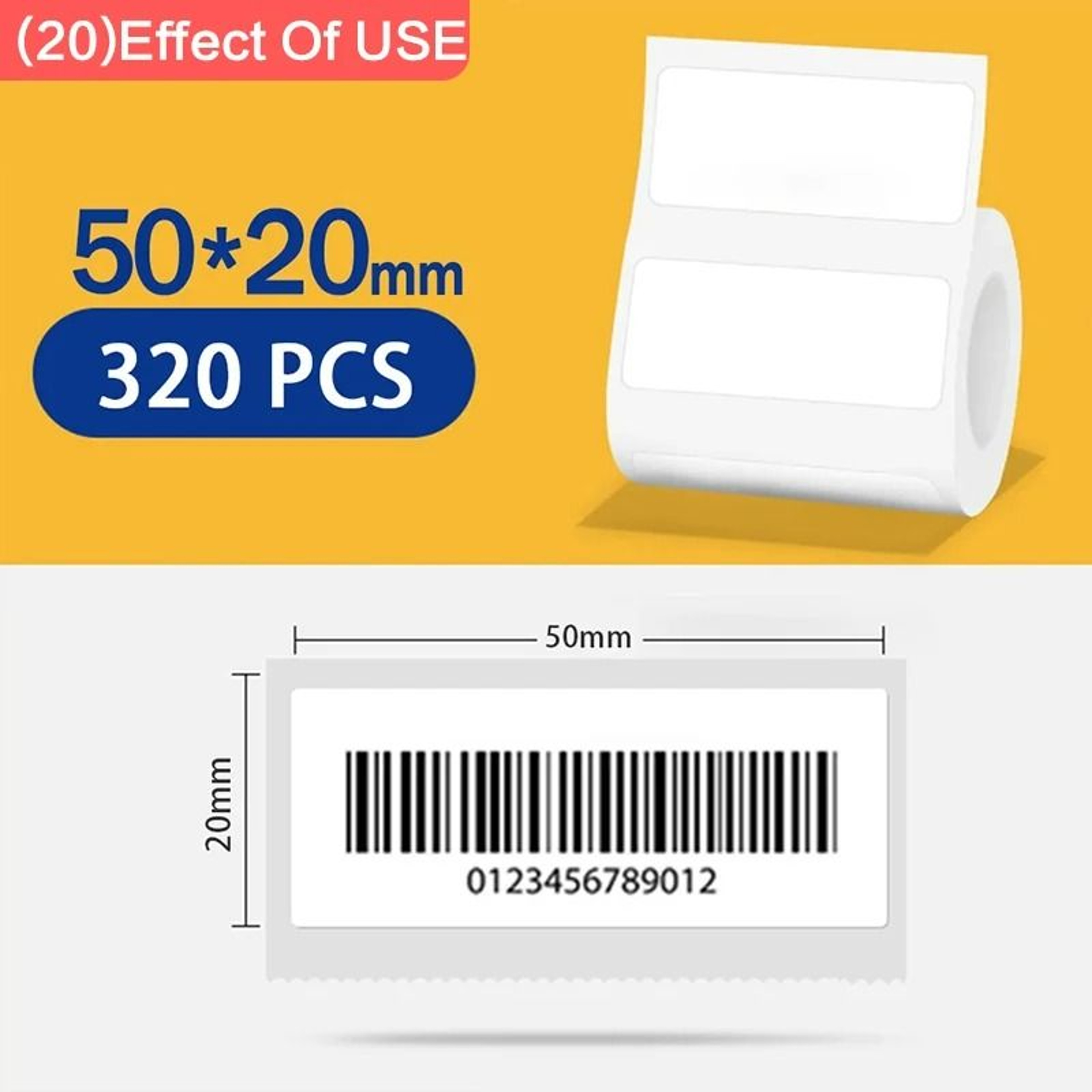 MultiSize Thermal Label Sticker Rolls 11