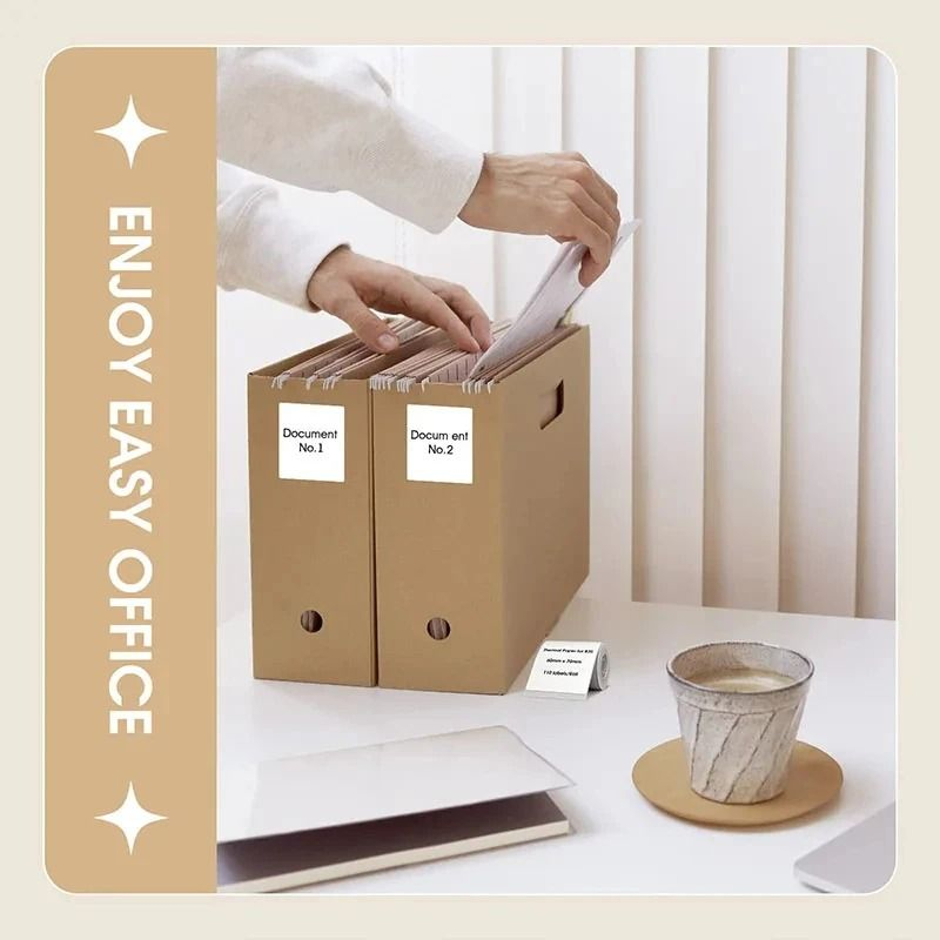 MultiSize Thermal Label Sticker Rolls 3