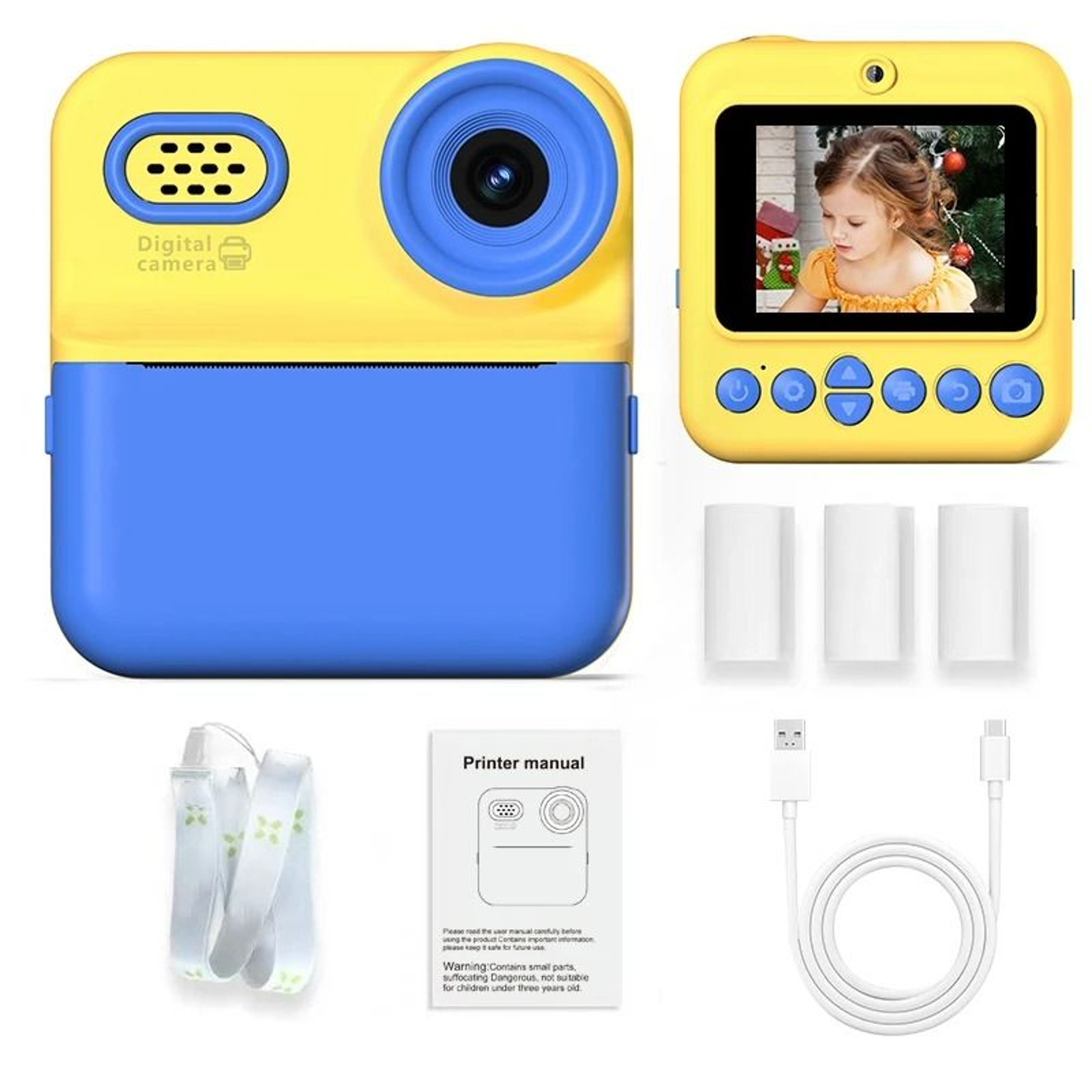 Children Instant Print 1080P Digital Camera 8