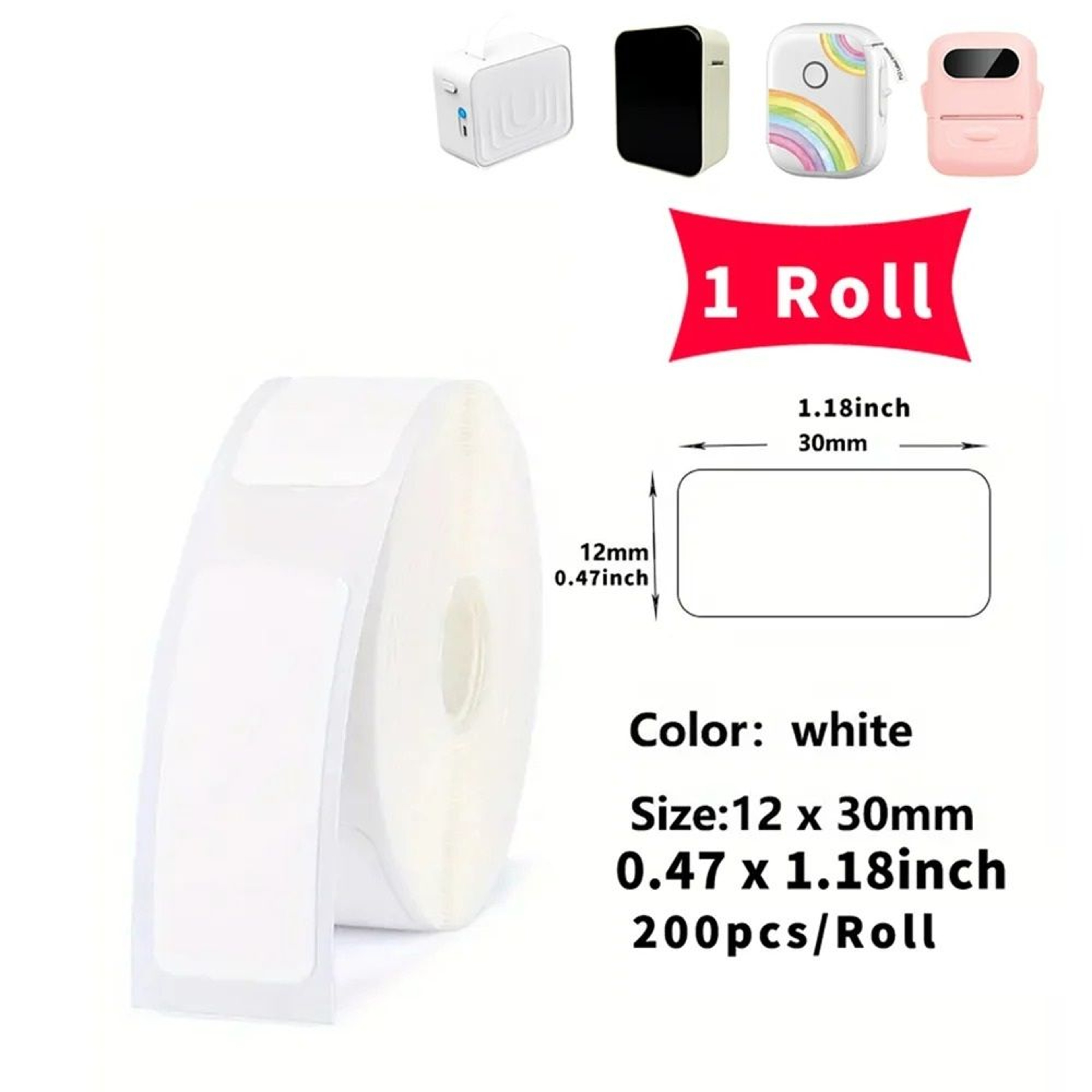 Elite Multipurpose Thermal Label Sticker Rolls 5