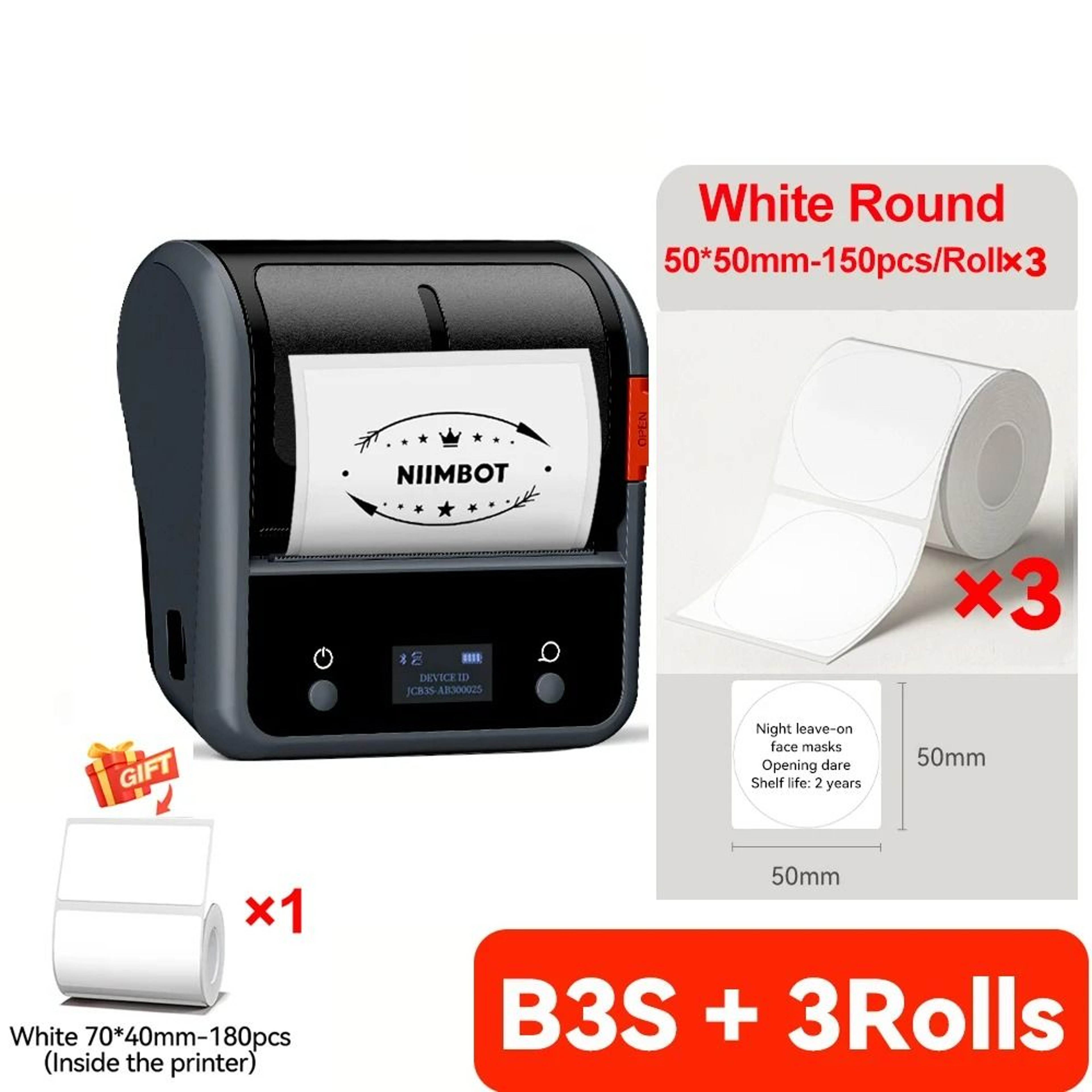 Wireless 3Inch Commercial Thermal Label Printer 12