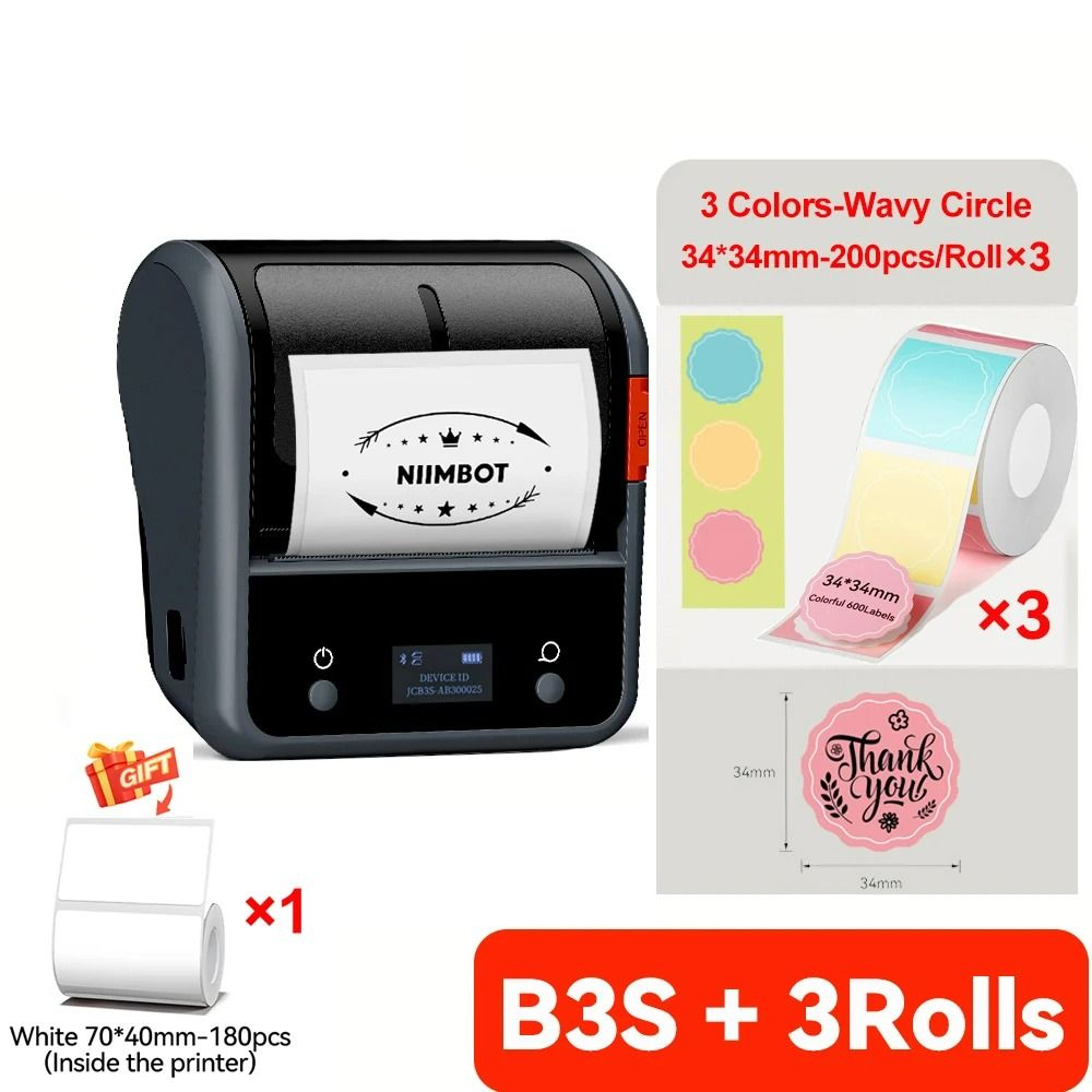 Wireless 3Inch Commercial Thermal Label Printer 11