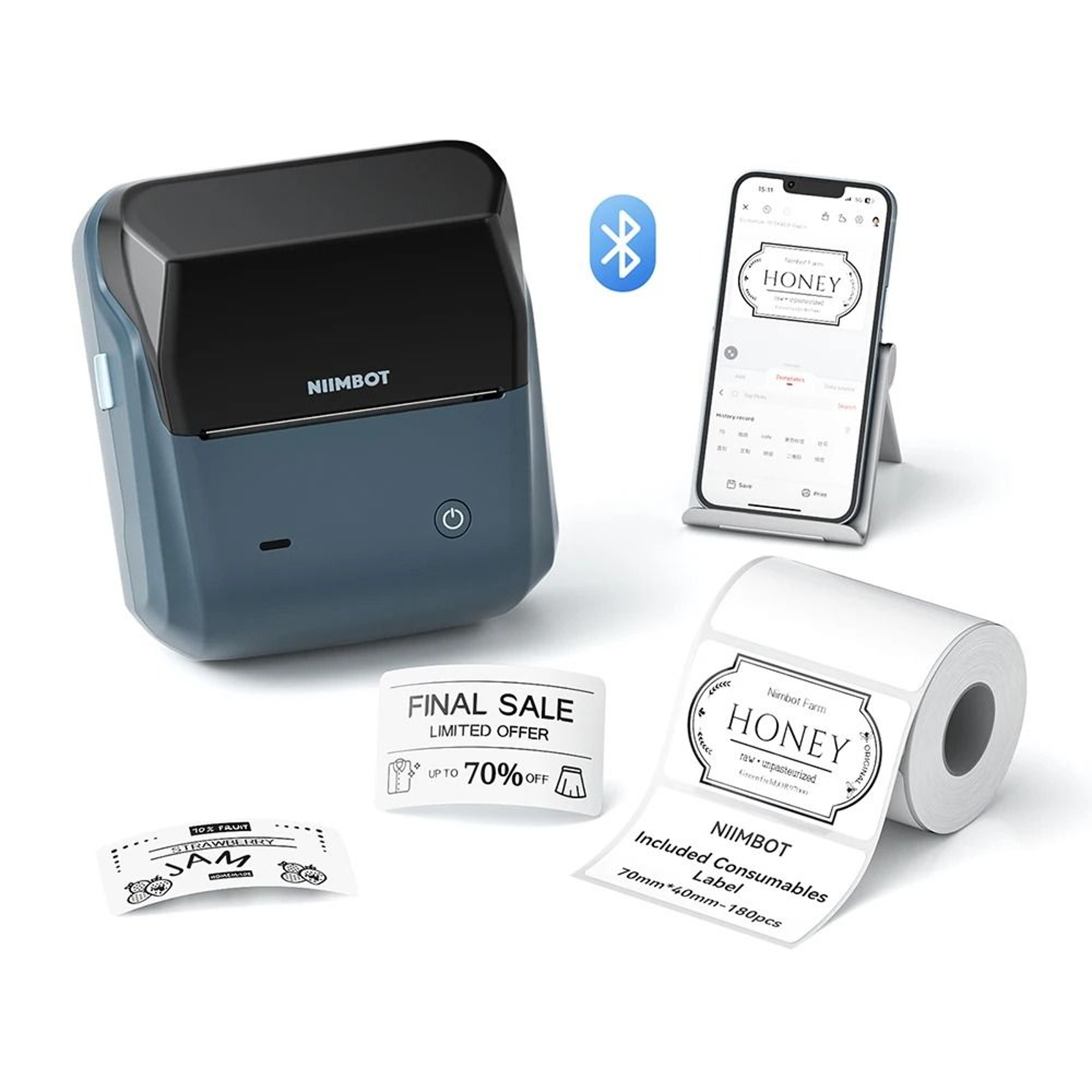 Wireless 3Inch Commercial Label Printer 1