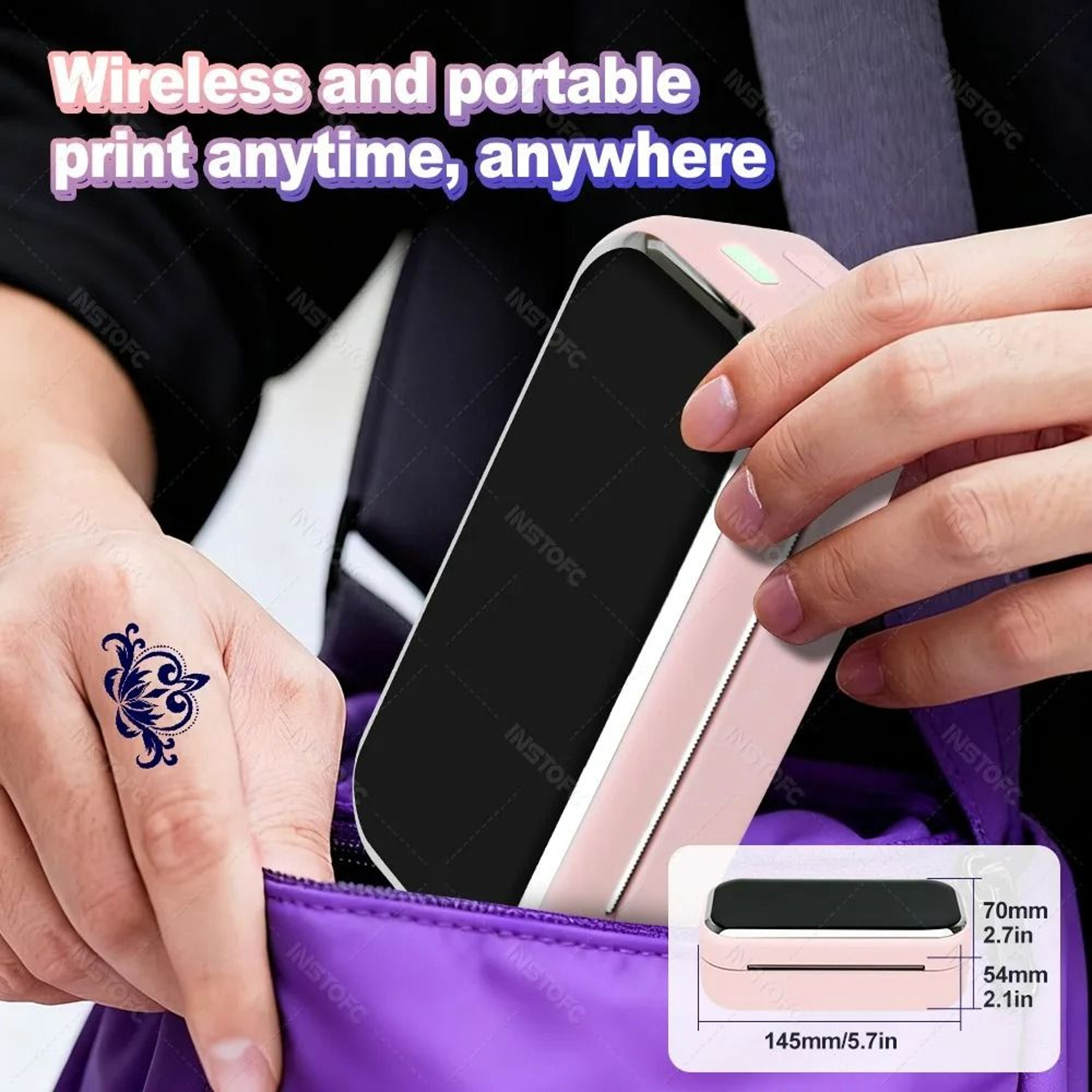Mini Pocket Thermal Tattoo Stencil Printer 4