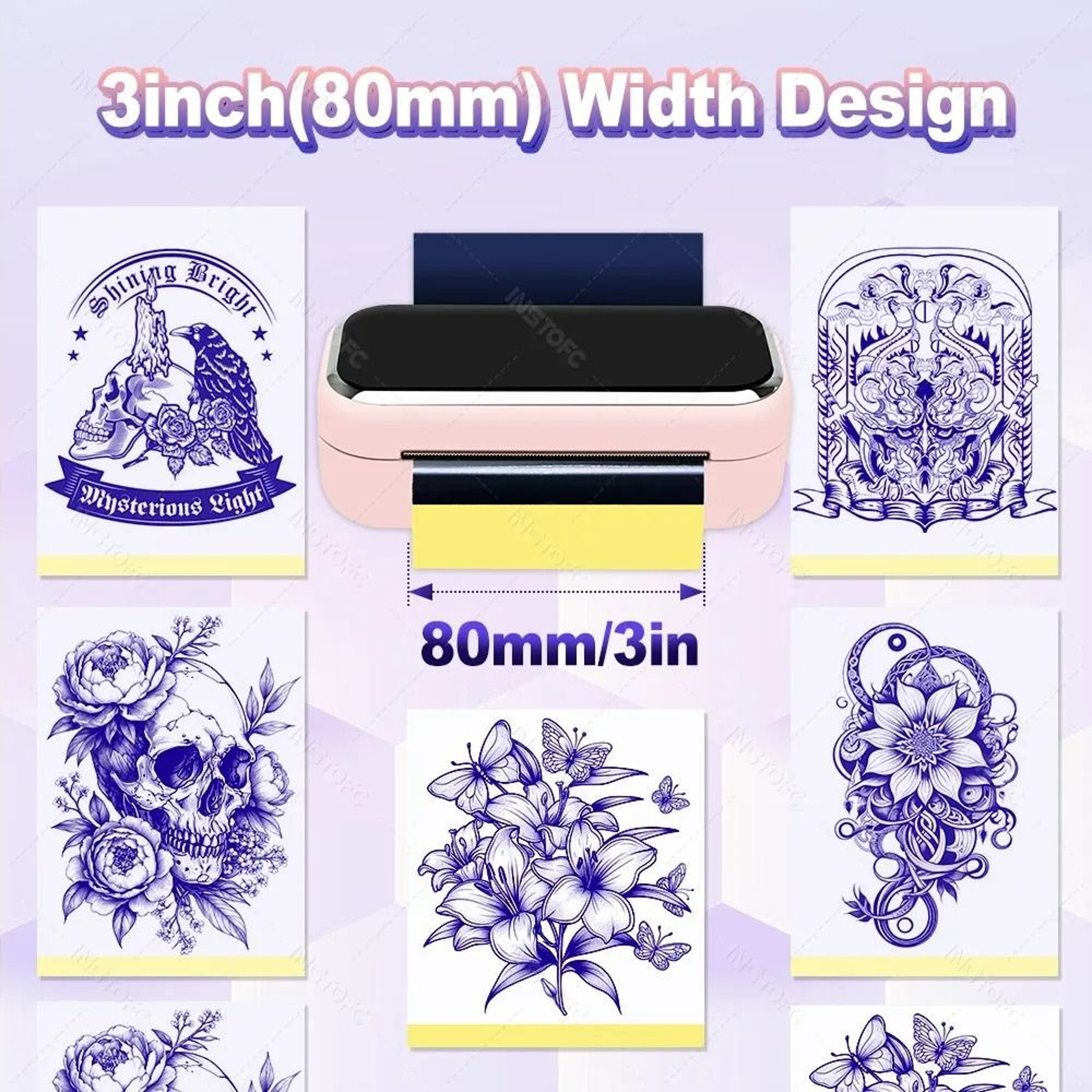 Mini Pocket Thermal Tattoo Stencil Printer 1