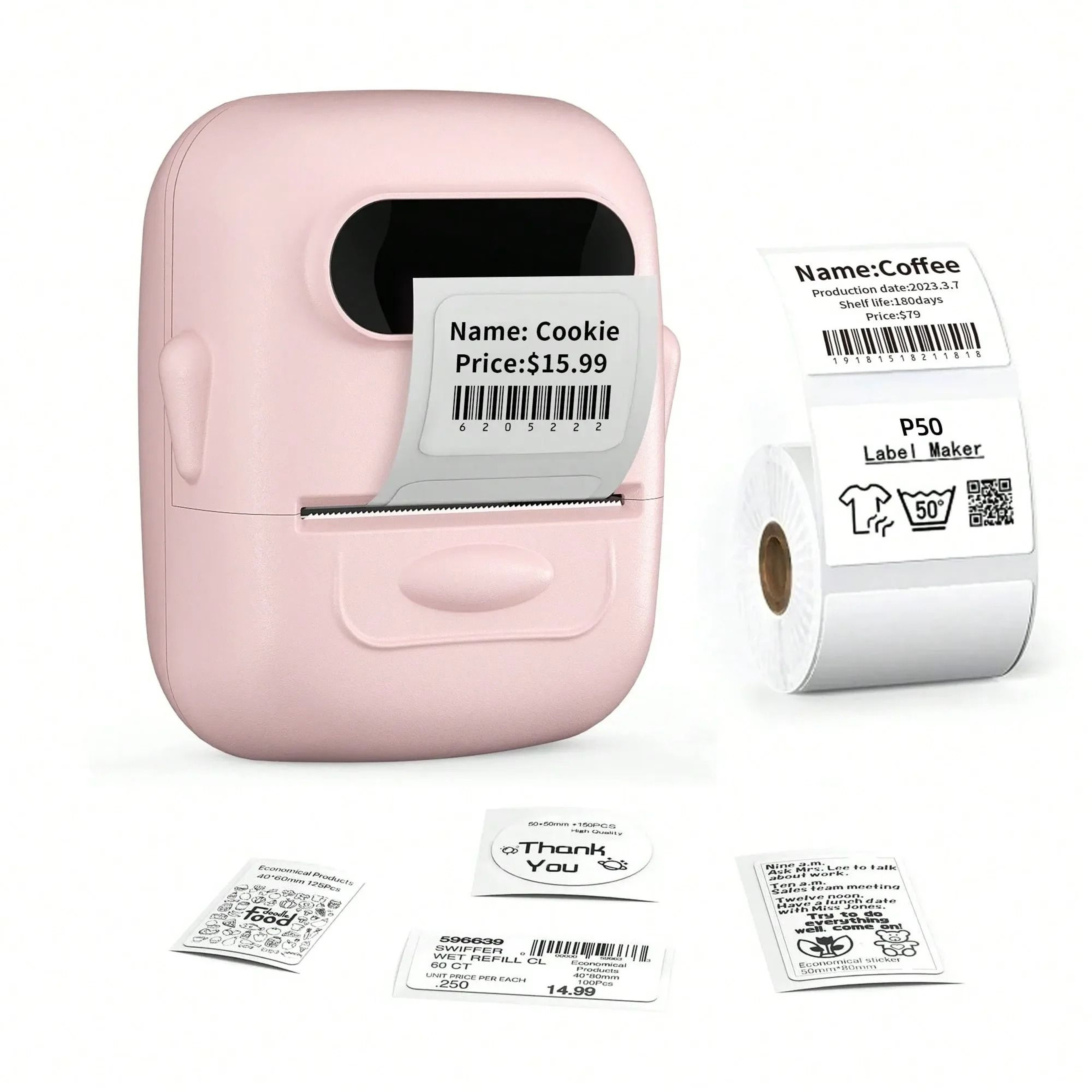 Wireless 2Inch Commercial Thermal Label Printer 8