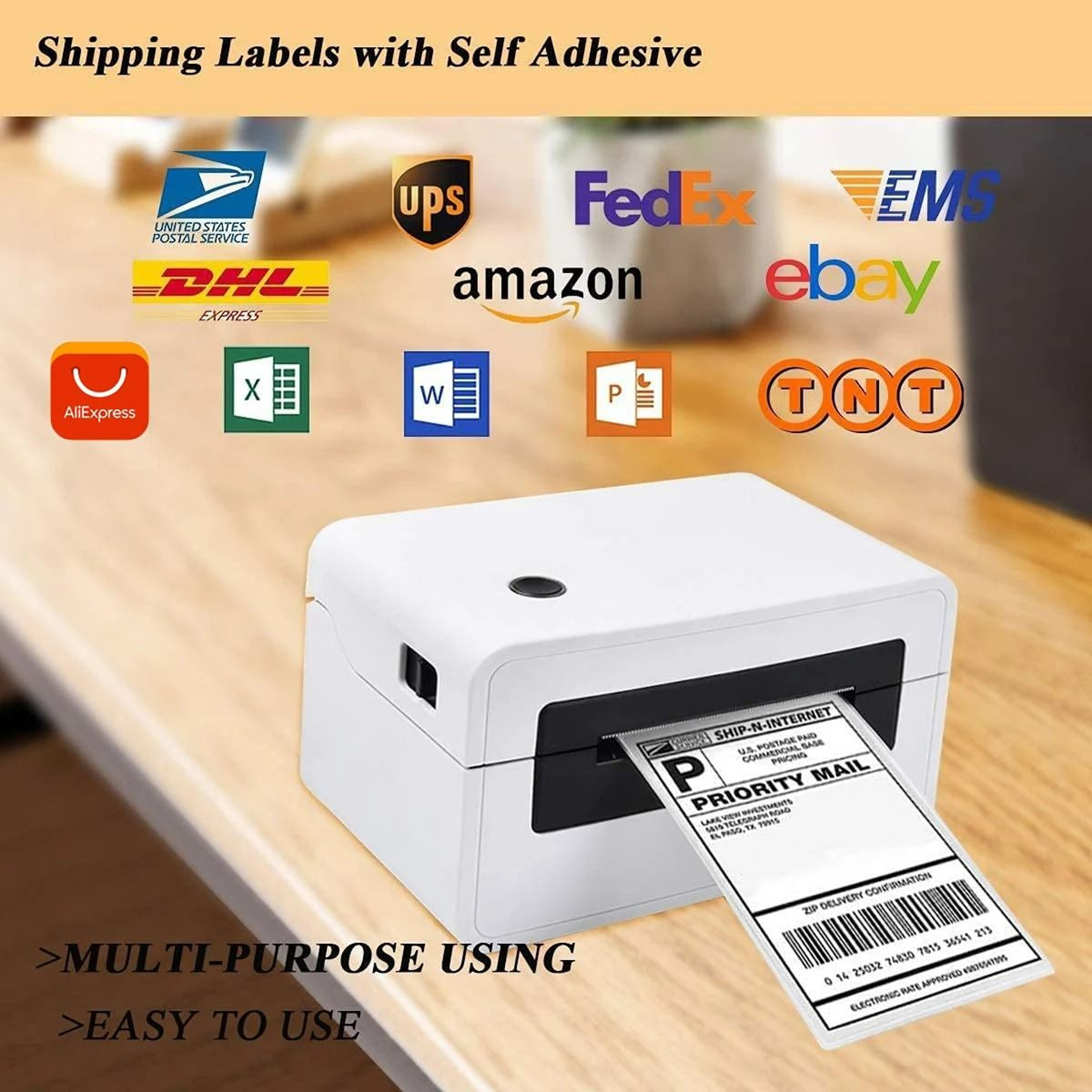 4x6 Inch FanFold Thermal Shipping Label Paper 3
