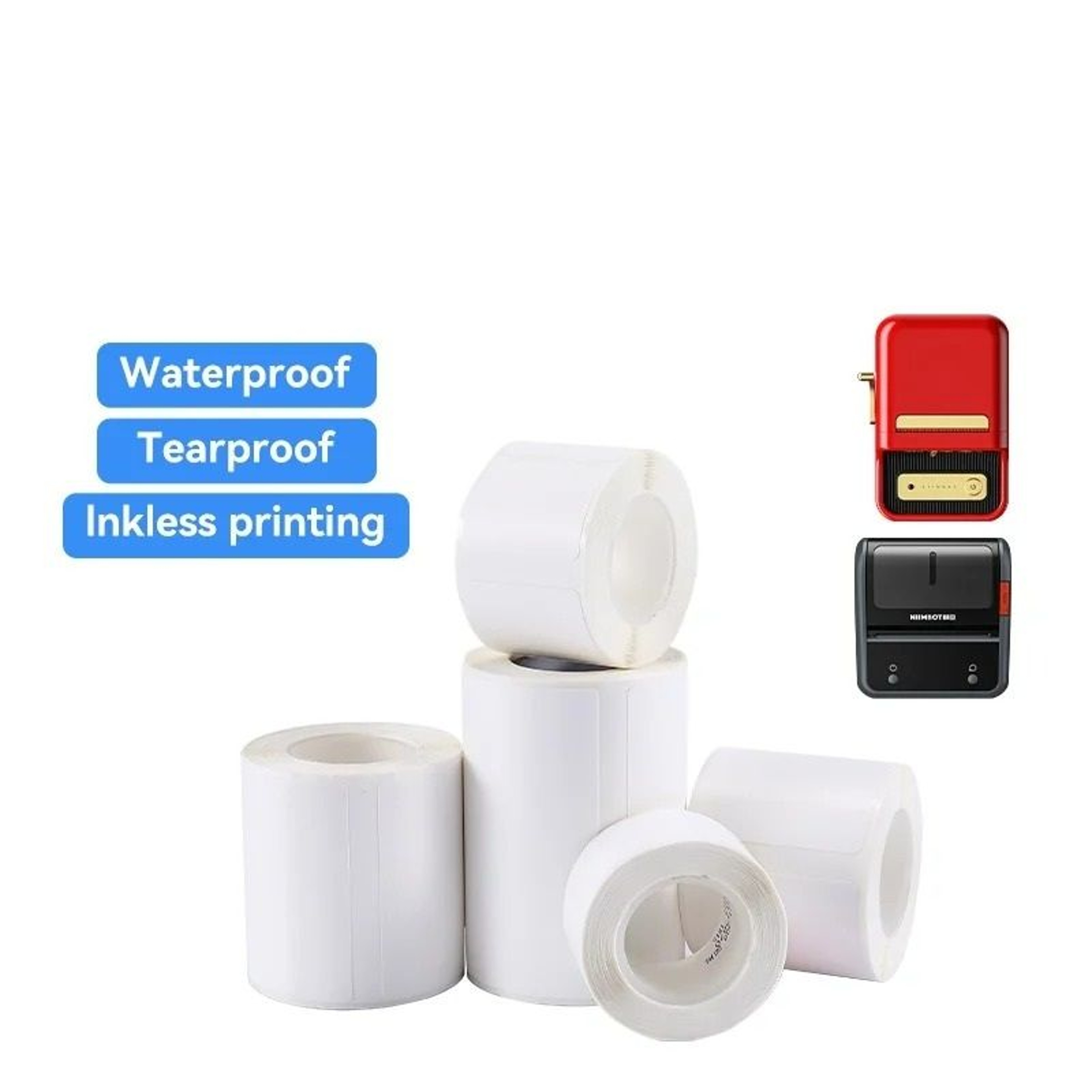 Multipurpose Thermal Label Sticker Rolls ResidueFree Peel 1