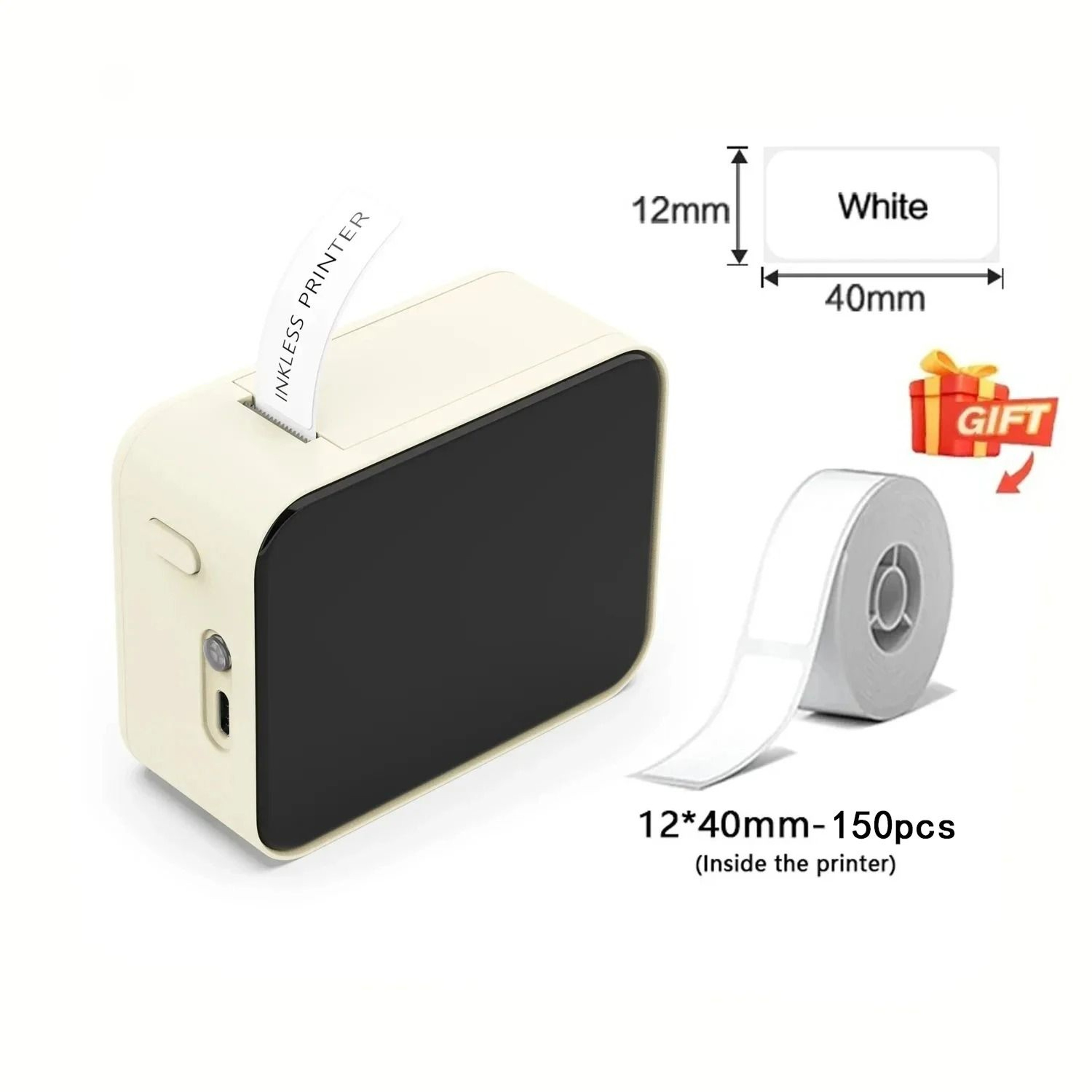 Mini Portable Wireless Thermal Label Printer 7
