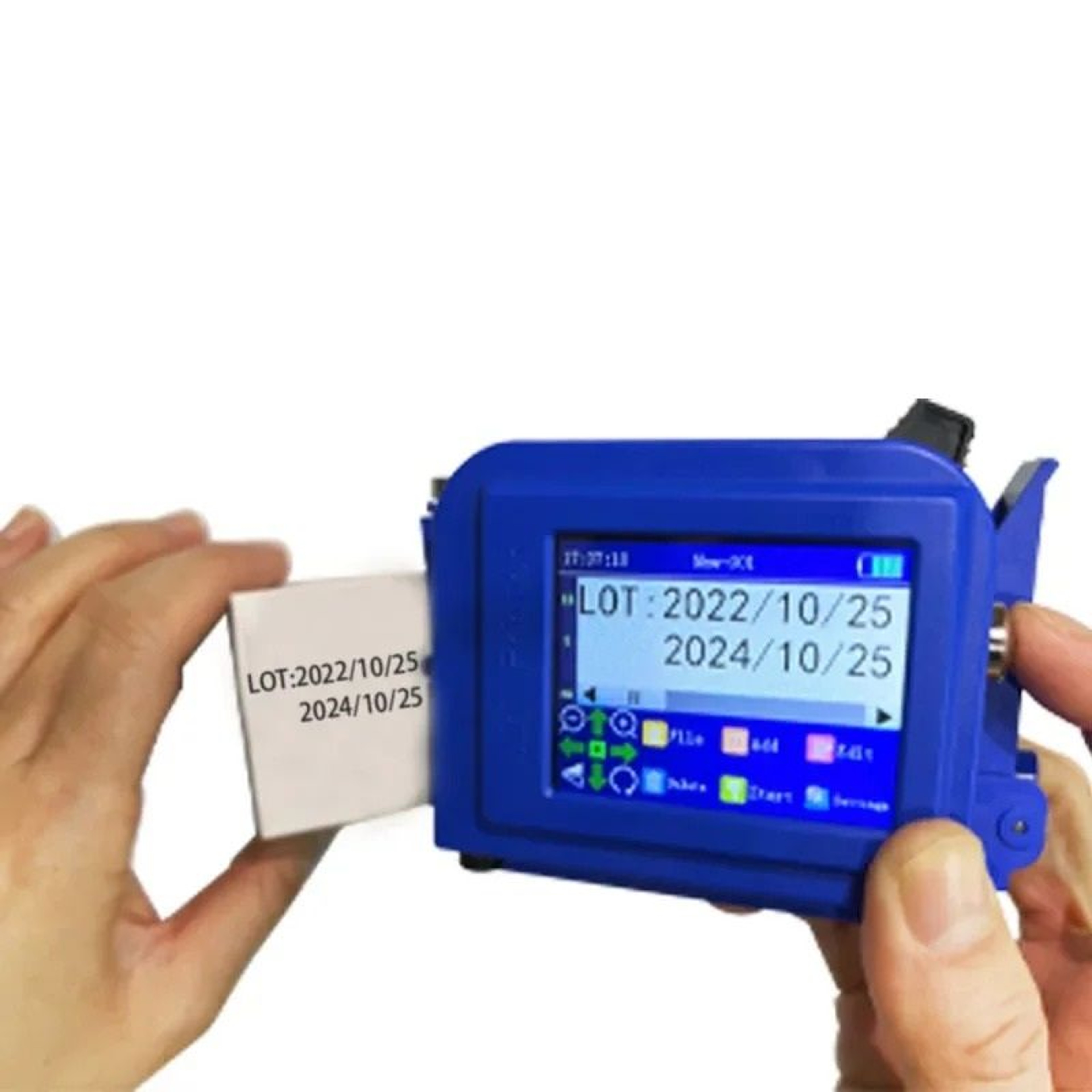 Mini Handheld Inkjet Printer For QR Code Logo  Expiry Date 4