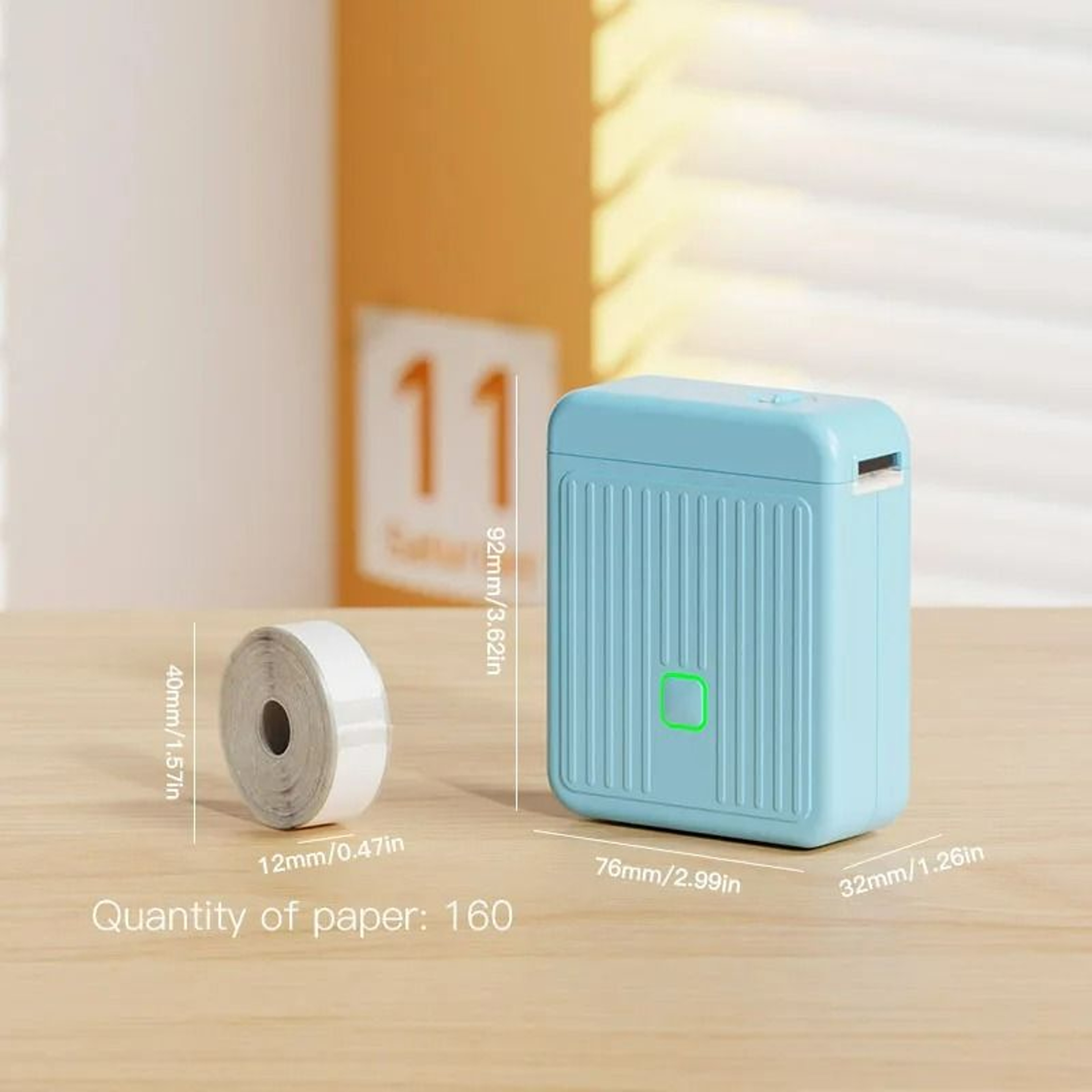 Elite Wireless Mini Thermal Label  Barcode Maker For Home Office  School 5